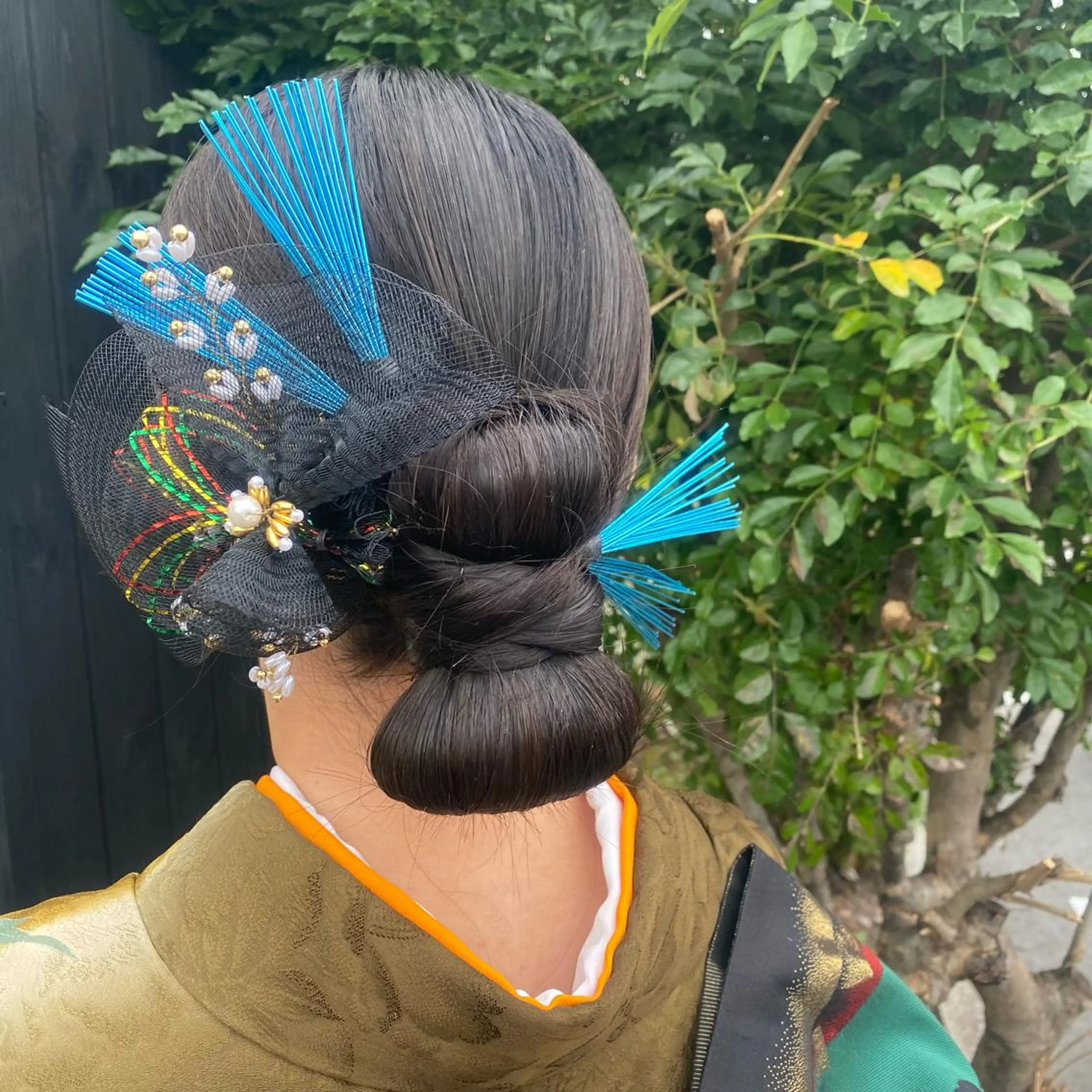 ヘアアレンジ 成人式 着物ヘア アオトソラ いしざかのヘアスタイル