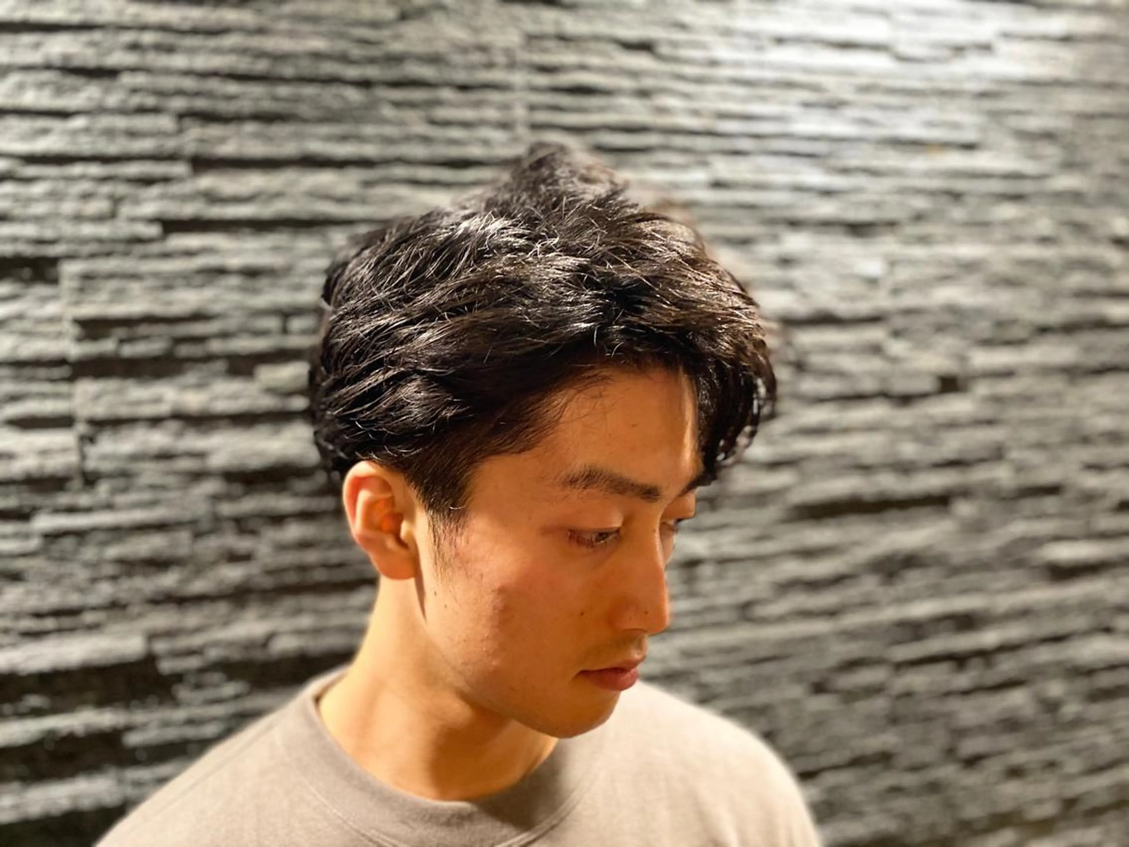 ミディアム メンズ HIRO GINZA 池袋東口店所属・林田 龍明のヘアスタイル