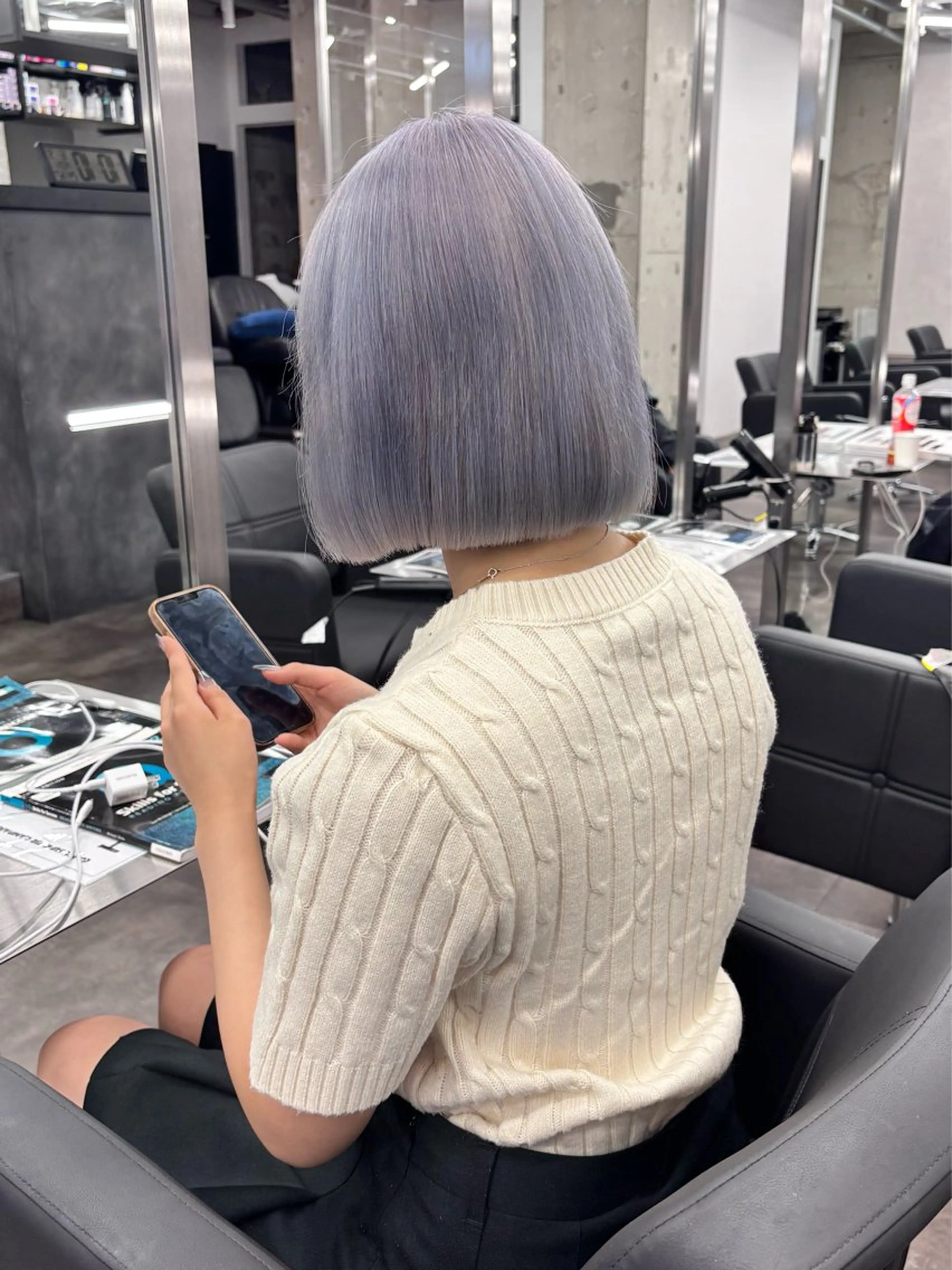 ショート 切りっぱなしボブ ボブ GARTE所属・ゲンキ/ボブ /無料カットモデルのヘアスタイル