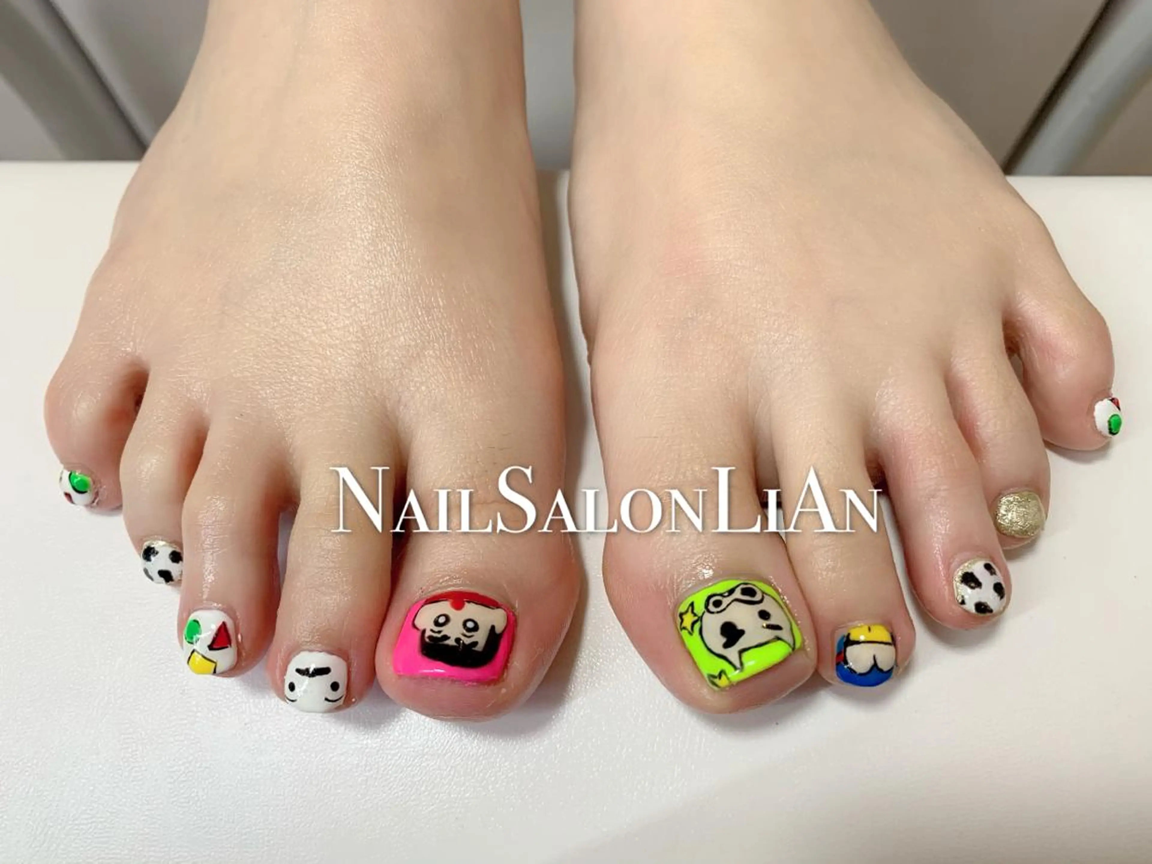 ネイル フットネイル 持ち込み NailSalon LiAnのネイルデザイン