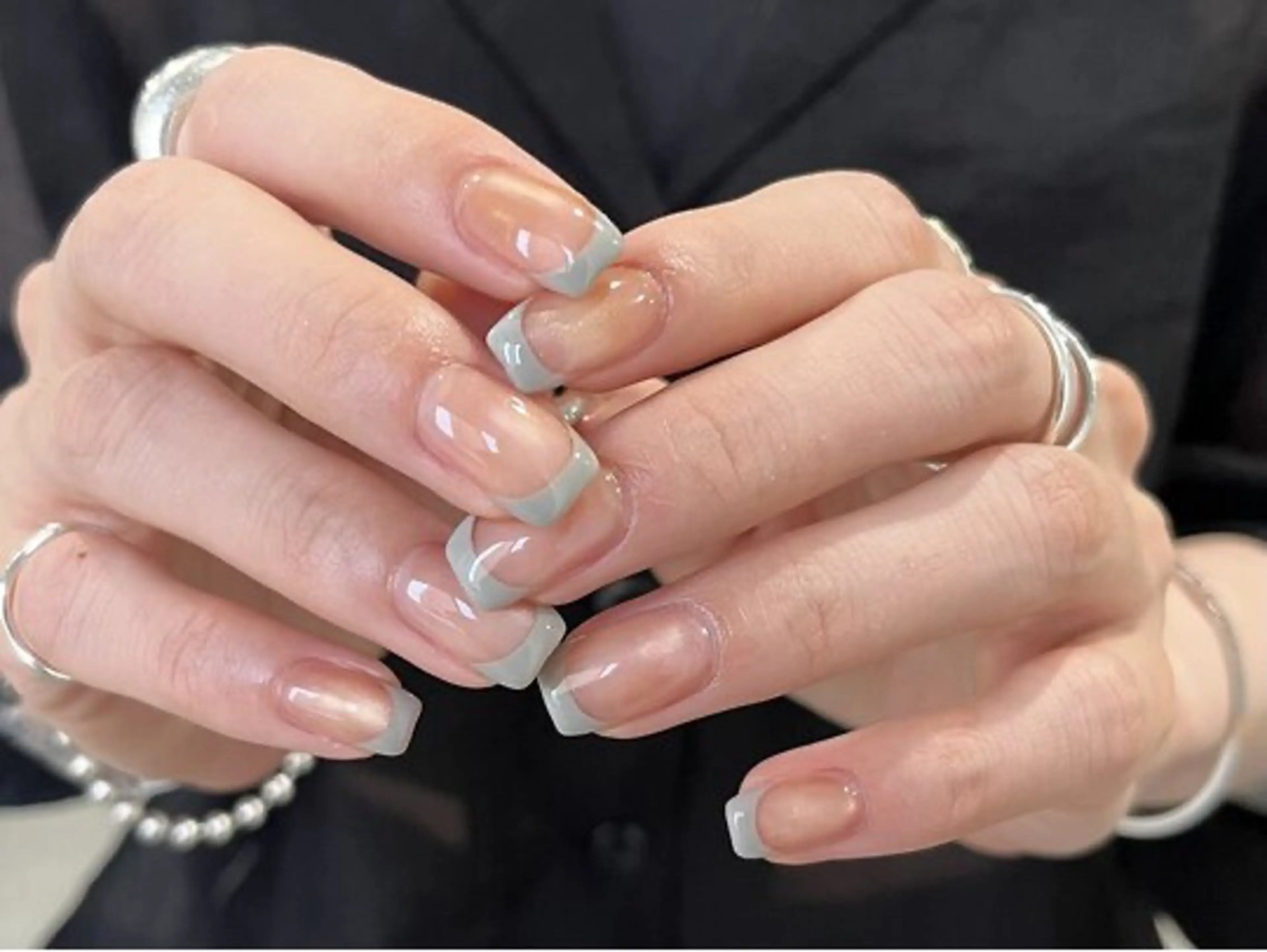 オフなし【フレンチ/カラグラ】の写真