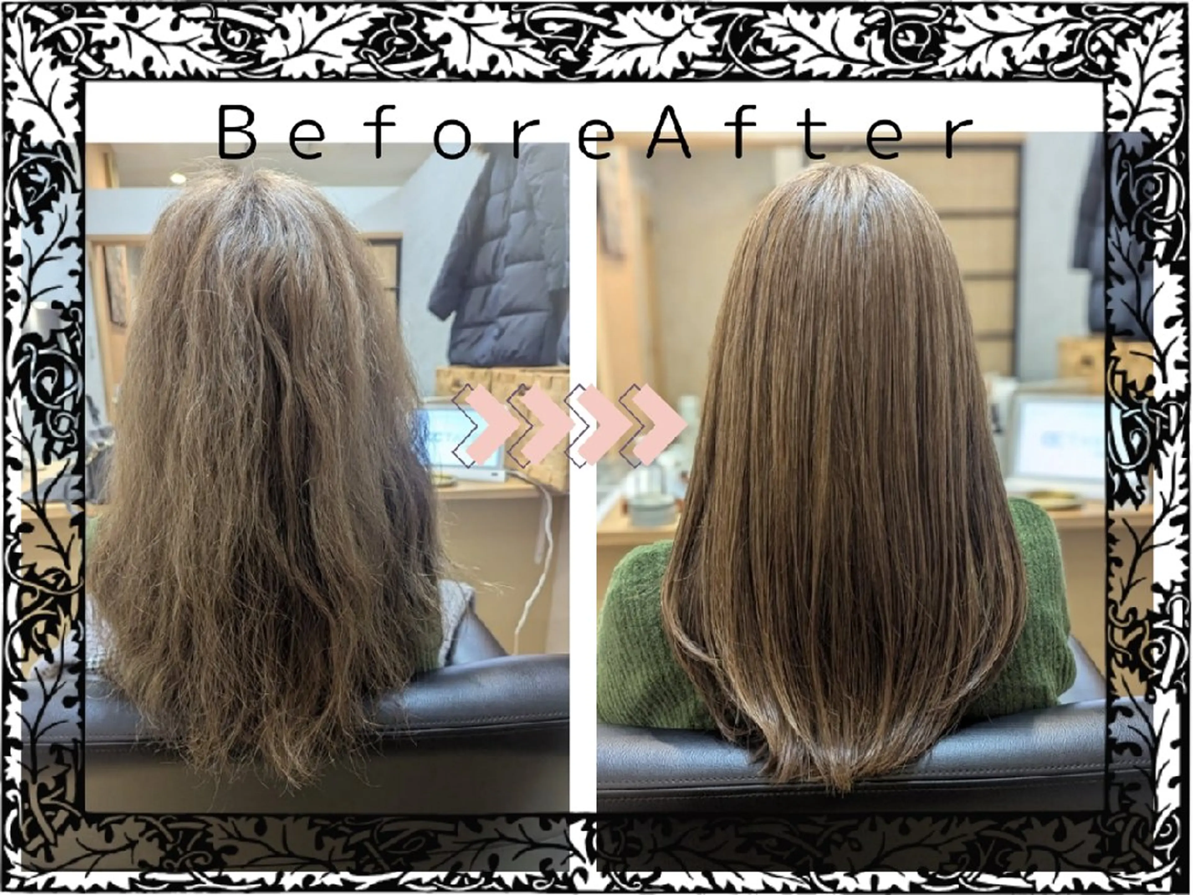 ロング カット 縮毛矯正 トリートメント 縮毛矯正・髪質改善専門店 髪屋こころ 東川口店所属・髪屋こころ 峯村 衣舞のヘアスタイル