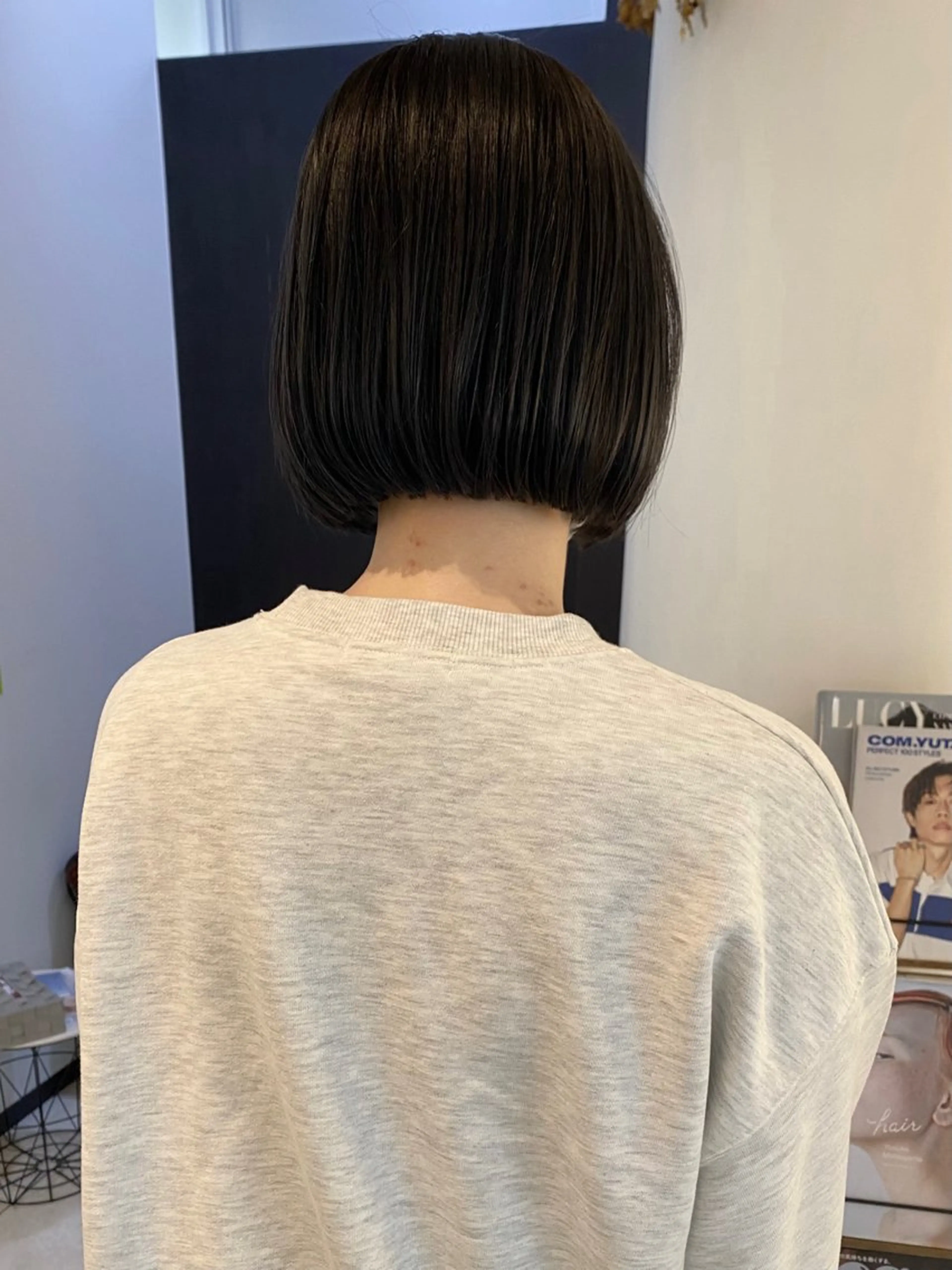 ショート カラー ボブ カット ヘアカラー トリートメント mai / linoah˚✧のヘアスタイル