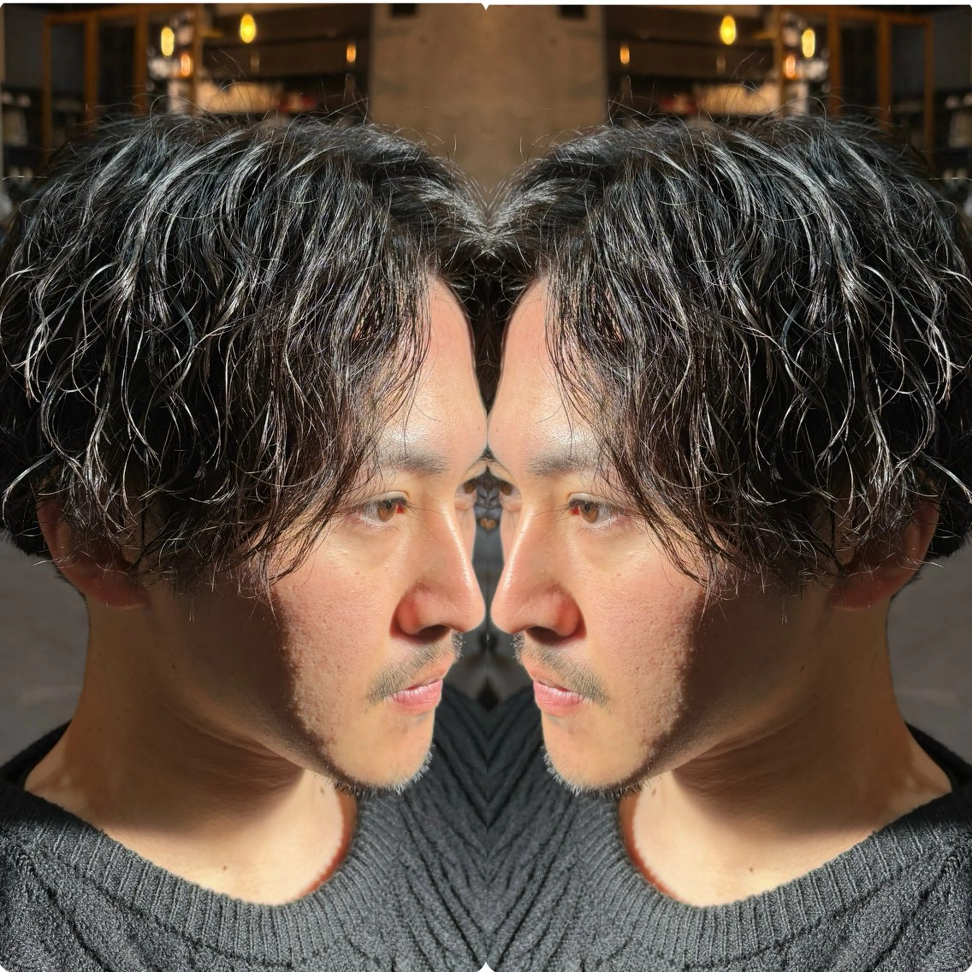 ミディアム 👑曲がる縮毛矯正 /パーマ👑ショウのヘアスタイル