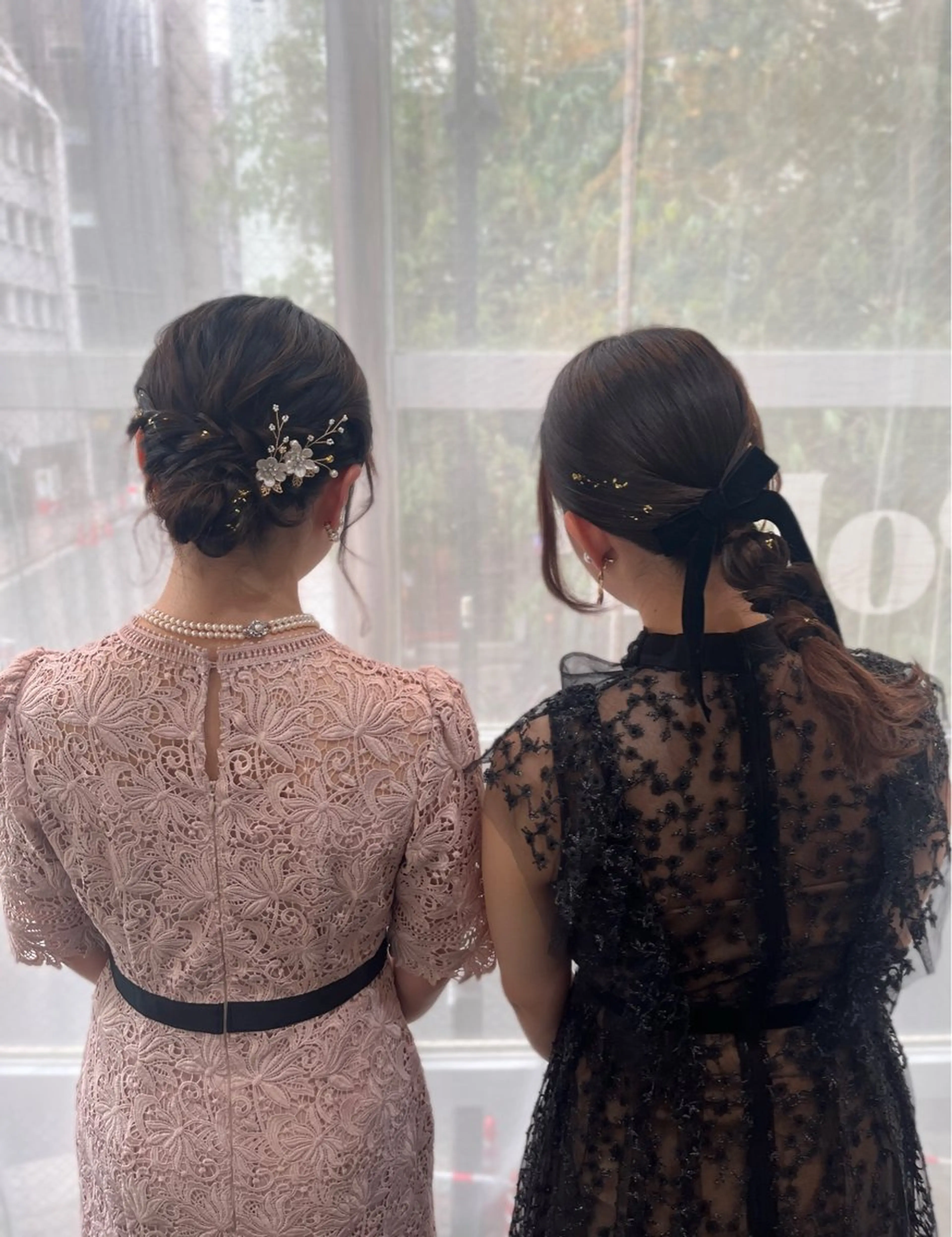 ヘアセット_ (アップスタイル_ ハーフアップスタイル )の写真