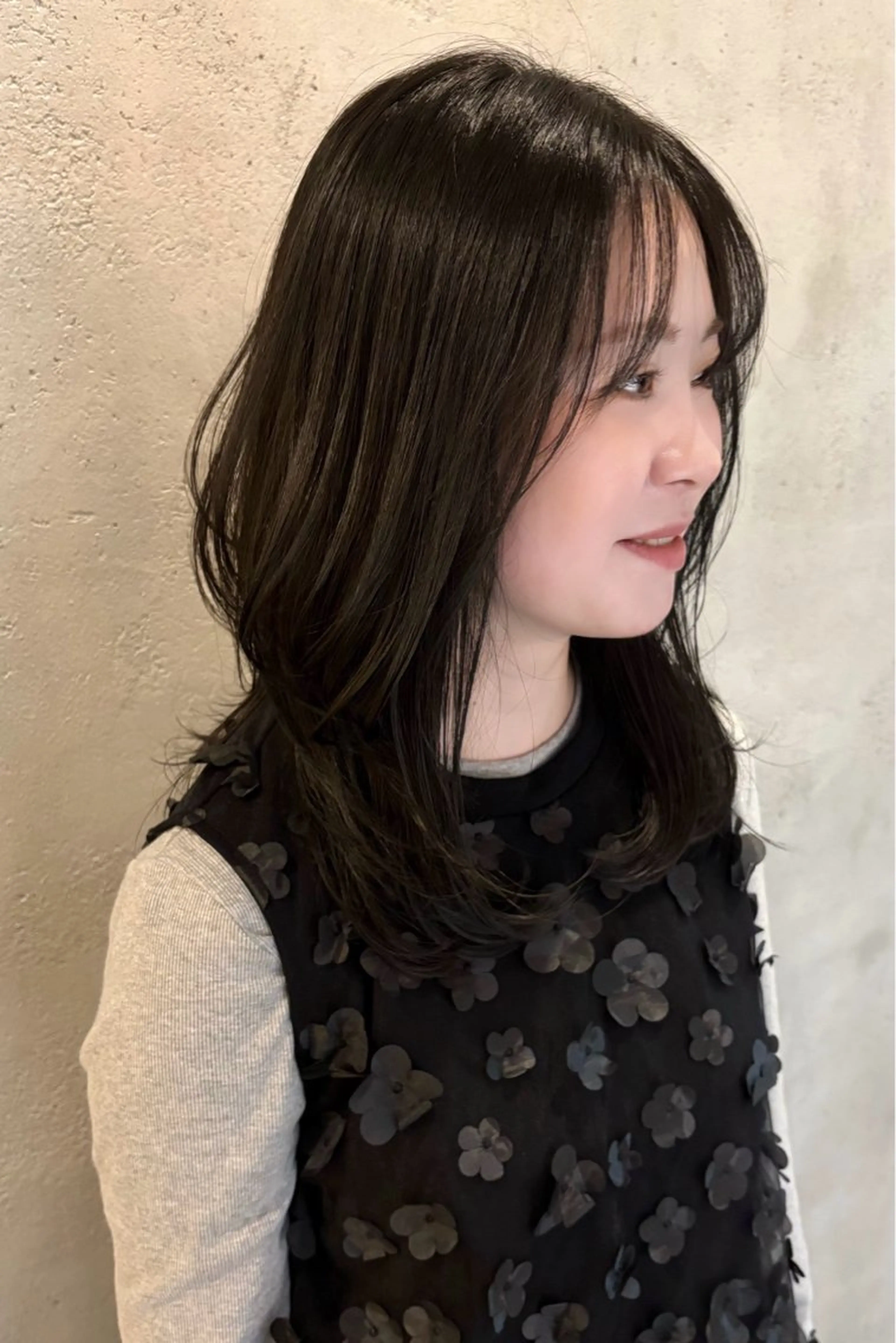 ロング カラー カット ヘアカラー 菊地 紗矢のヘアスタイル