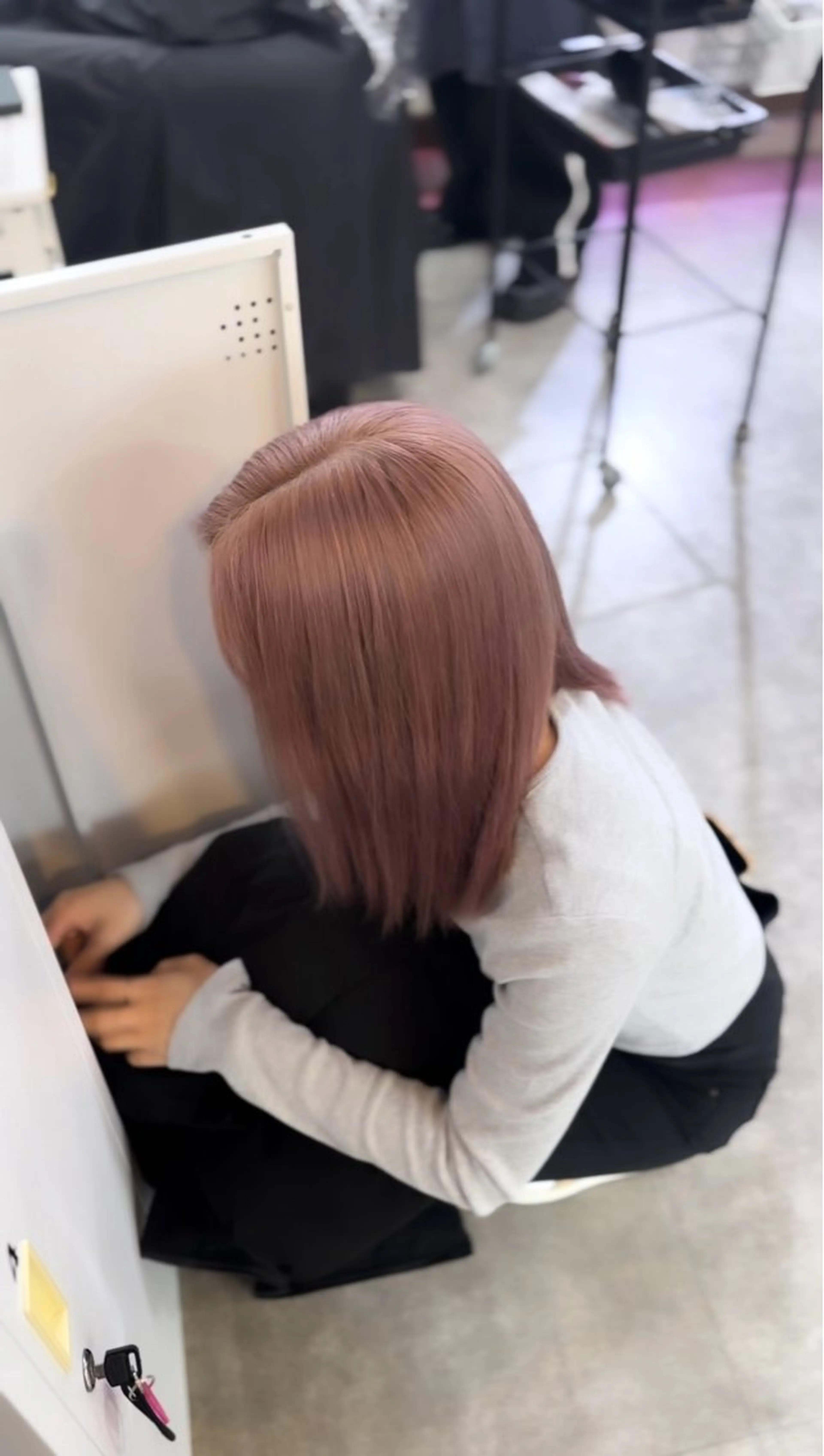 ミディアム ヘアカラー MIRAC所属・uda 抜きっぱなし /最高級エクステのヘアスタイル