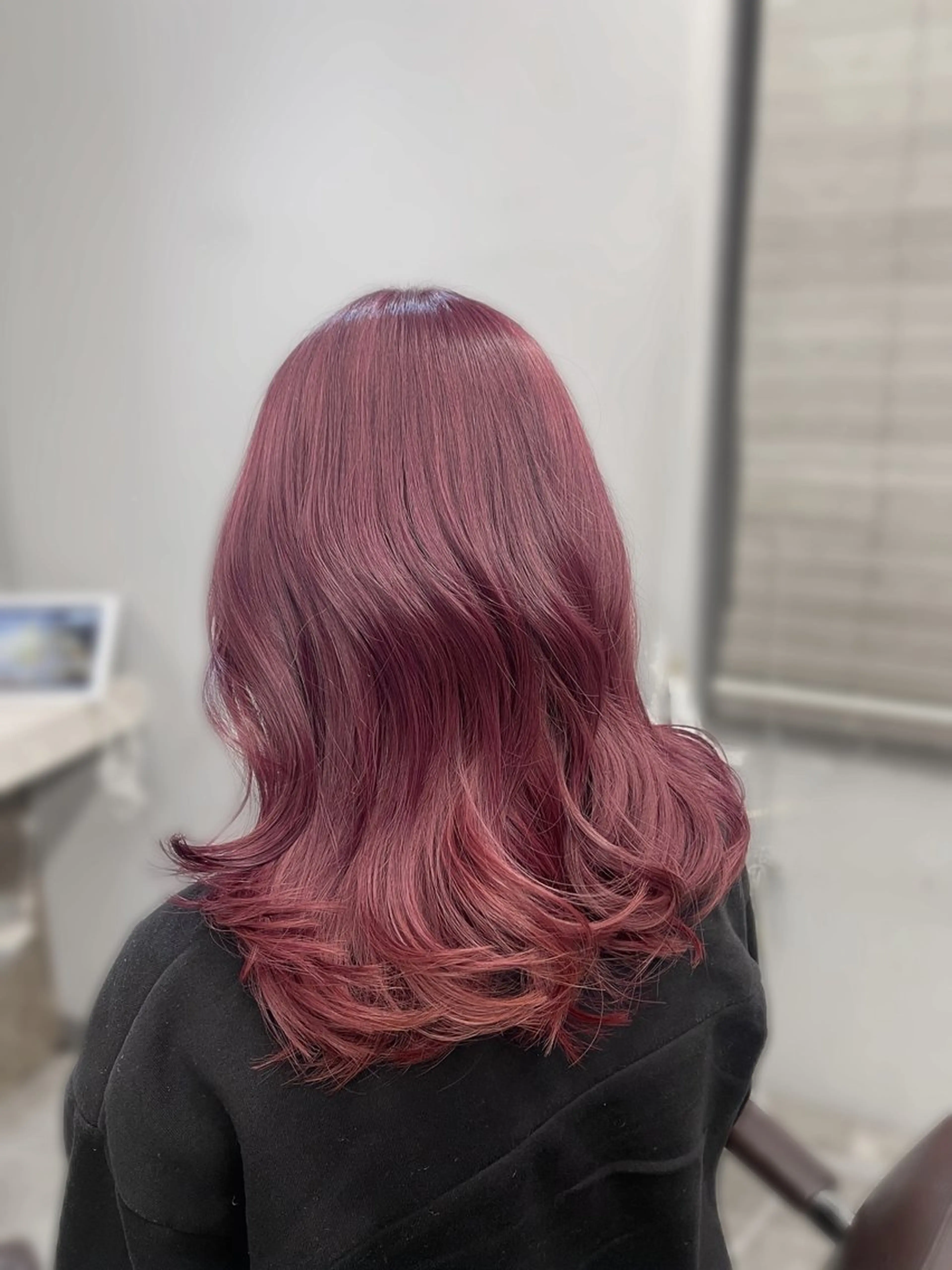 セミロング haruna🤍 中韓mix✨のヘアスタイル