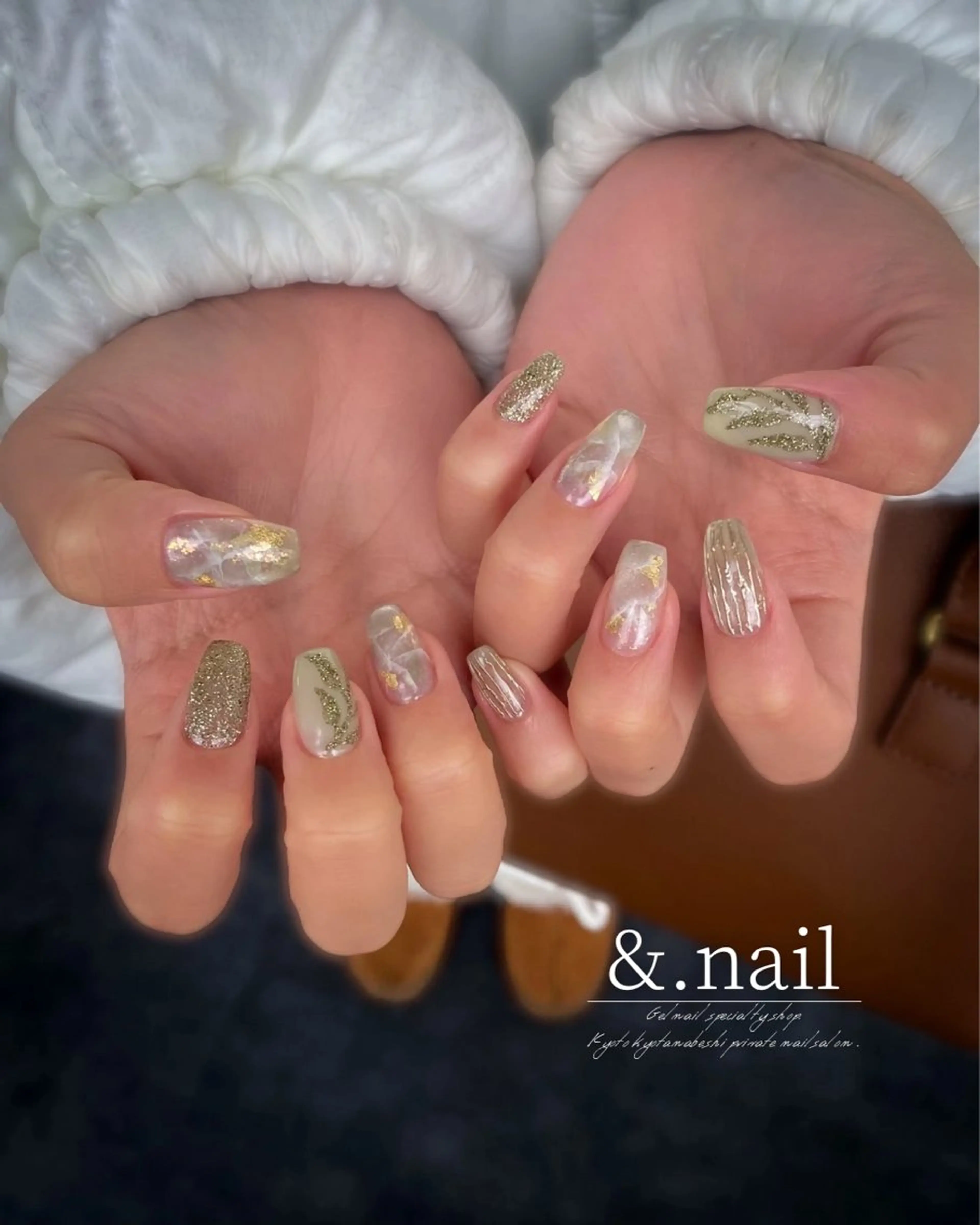 ネイル 卒業式 ハンドネイル &.nail/ ニュアンス/持込み可のネイルデザイン