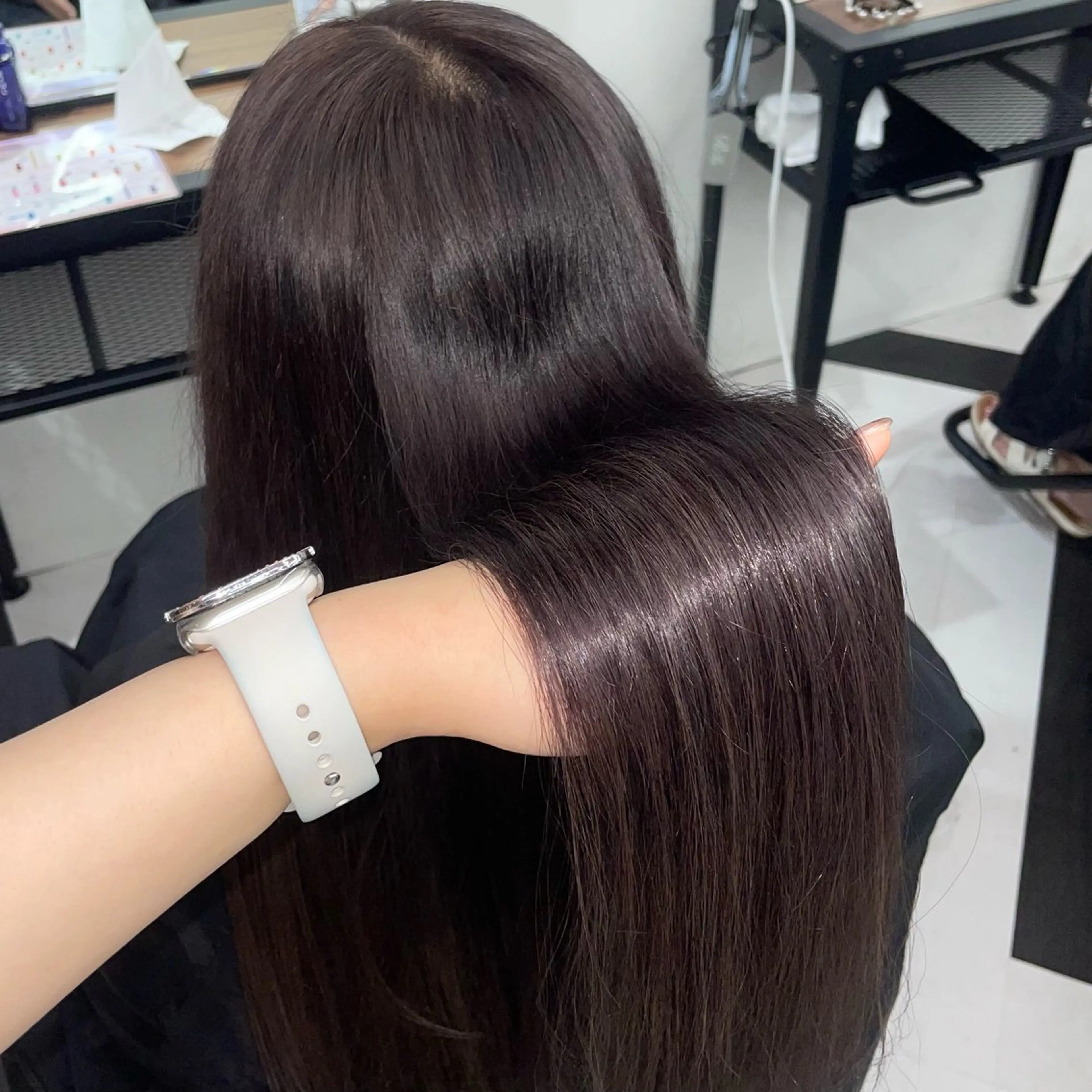 ロング カラー ヘアカラー ななみ.⋆𝜗𝜚 艶カラー/まつパのヘアスタイル