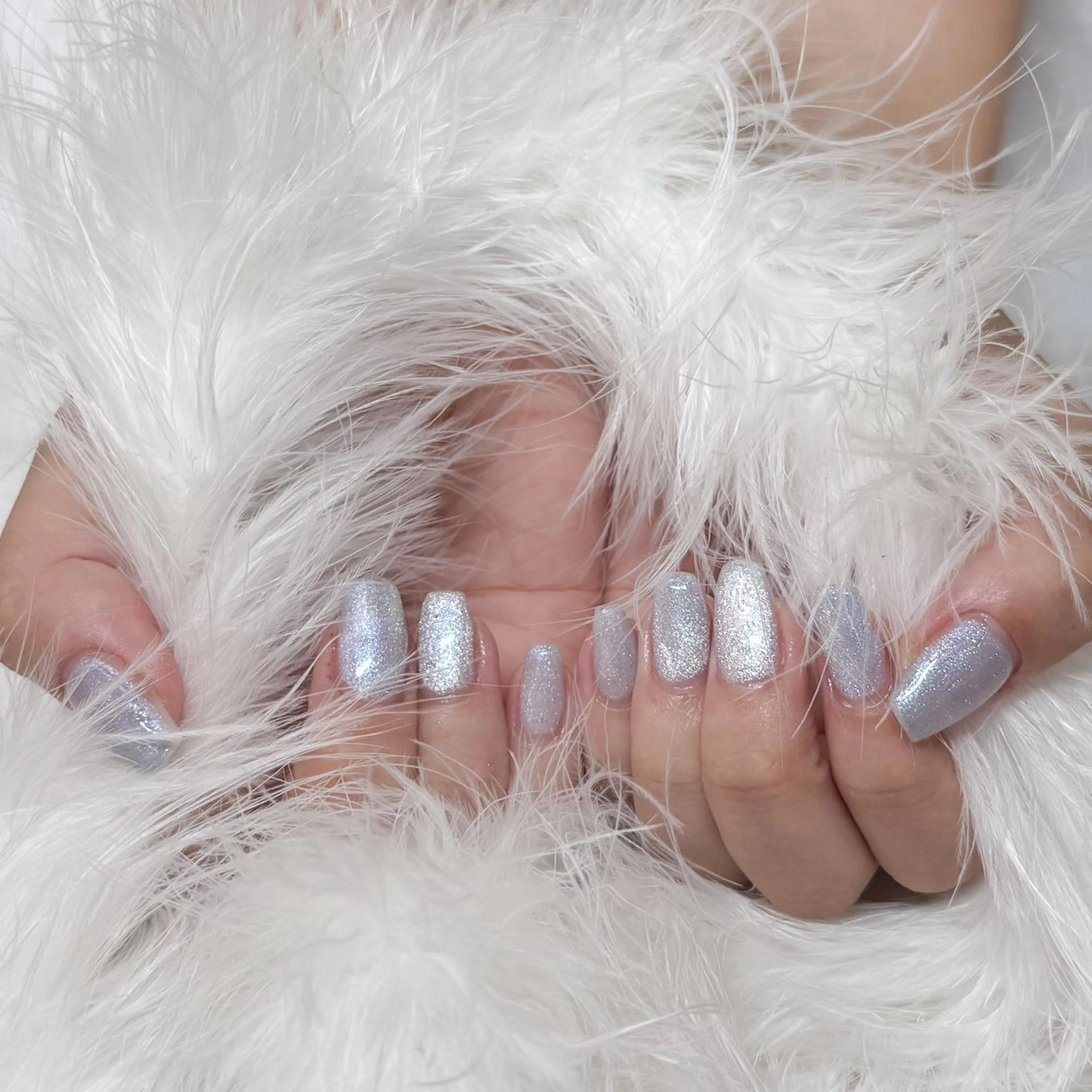 【オフ有】 ハンド ちゅるんマグネットorフラッシュネイル🧊 パラジェル変更可♥ 銀座/有楽町の写真