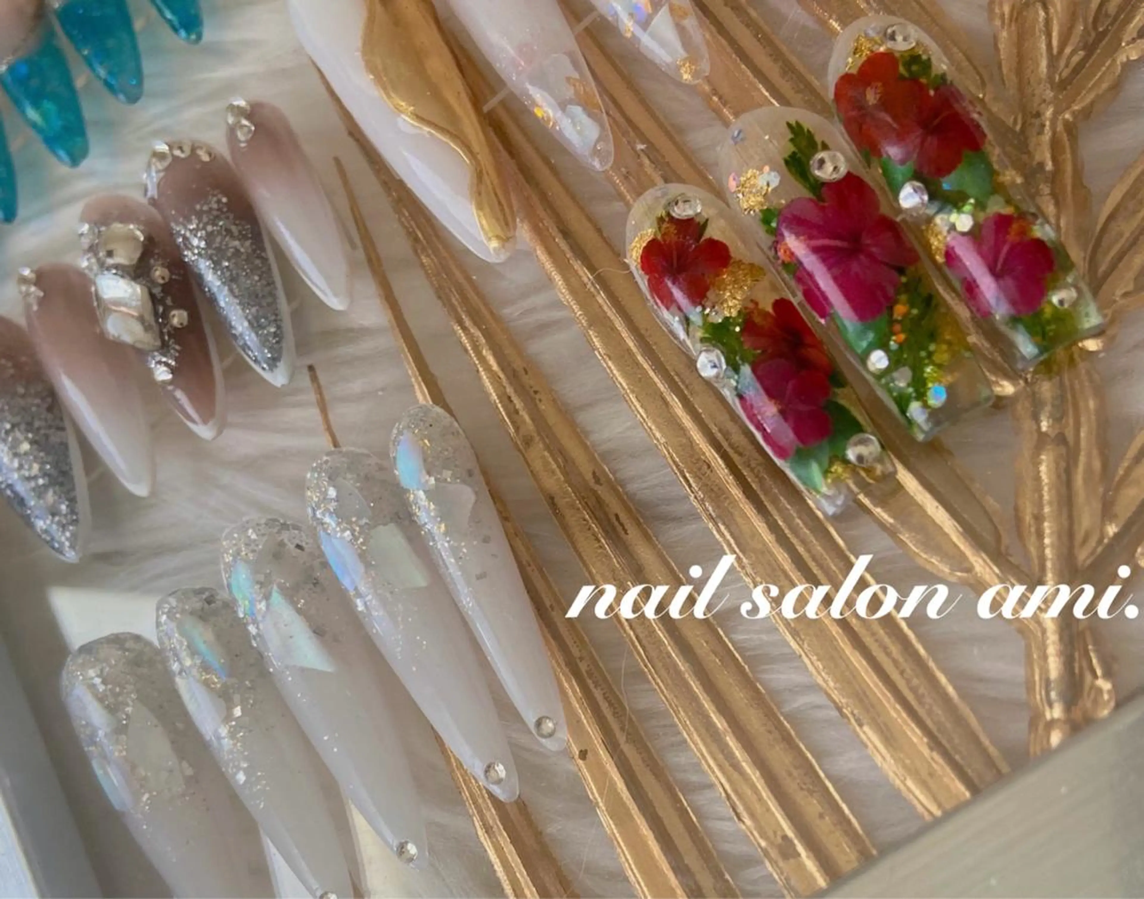 ロング ネイル nail salon amiのネイルデザイン