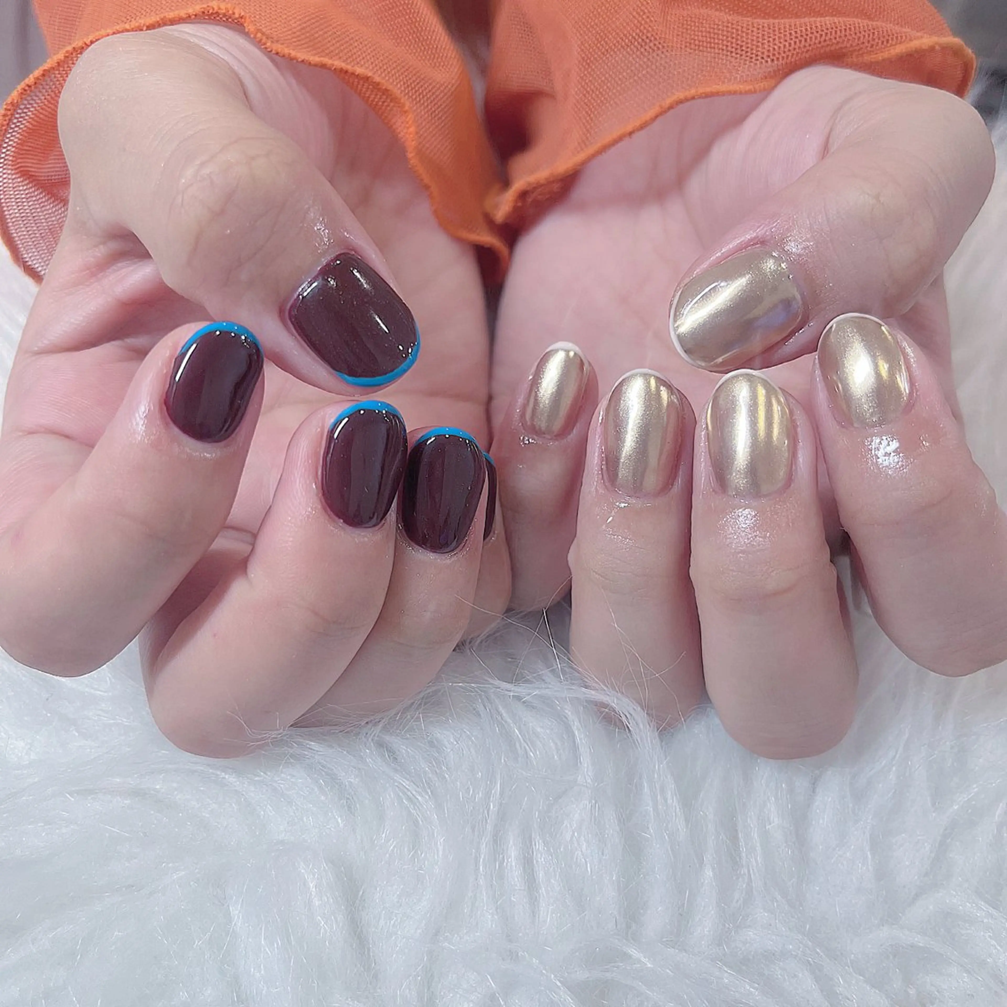 ネイル ハンドネイル Maya 🧊🫧‪のネイルデザイン