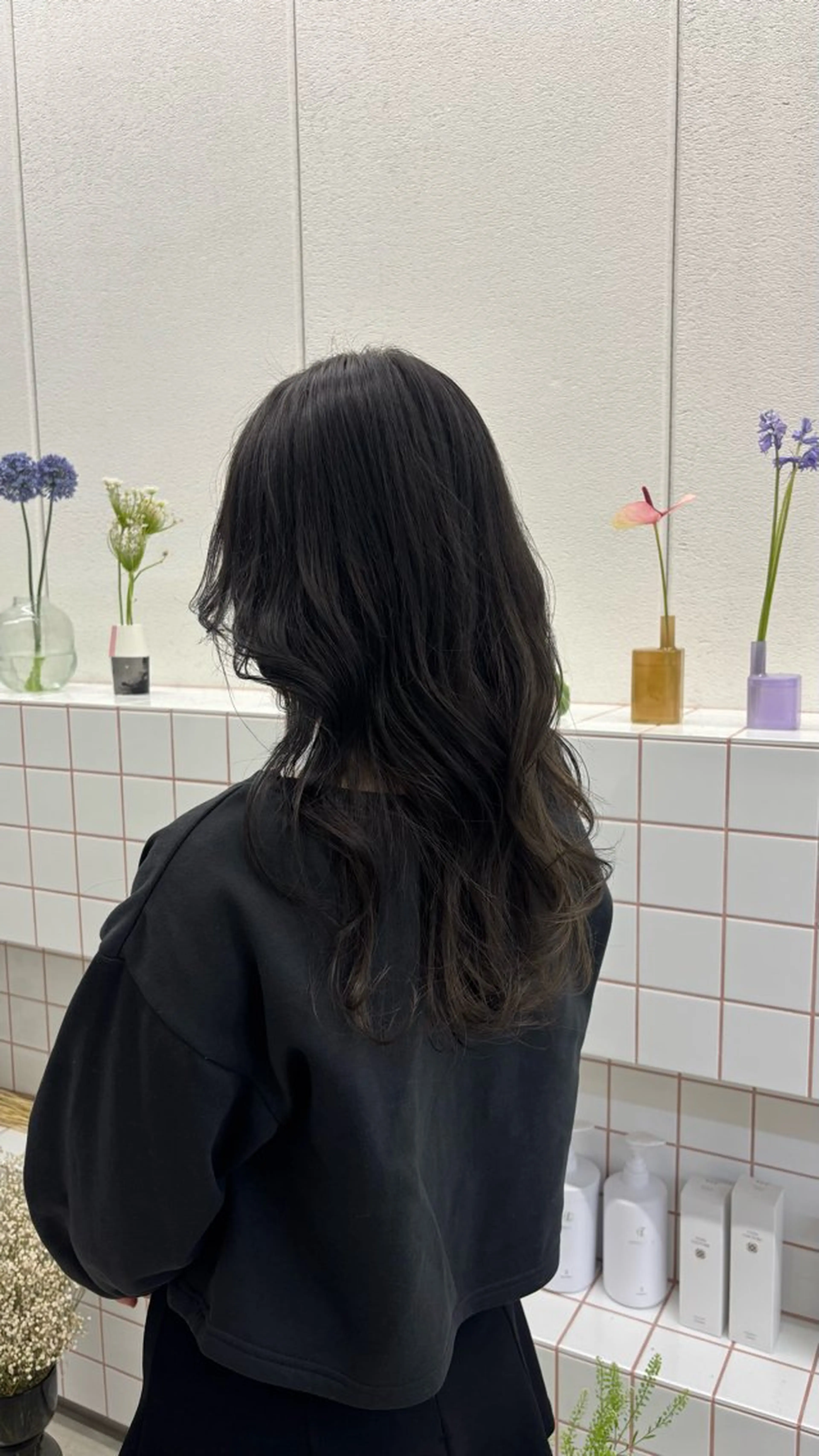 ロング カラー ヘアカラー トリートメント 🌷花屋併設🌷 岡本明日実のヘアスタイル