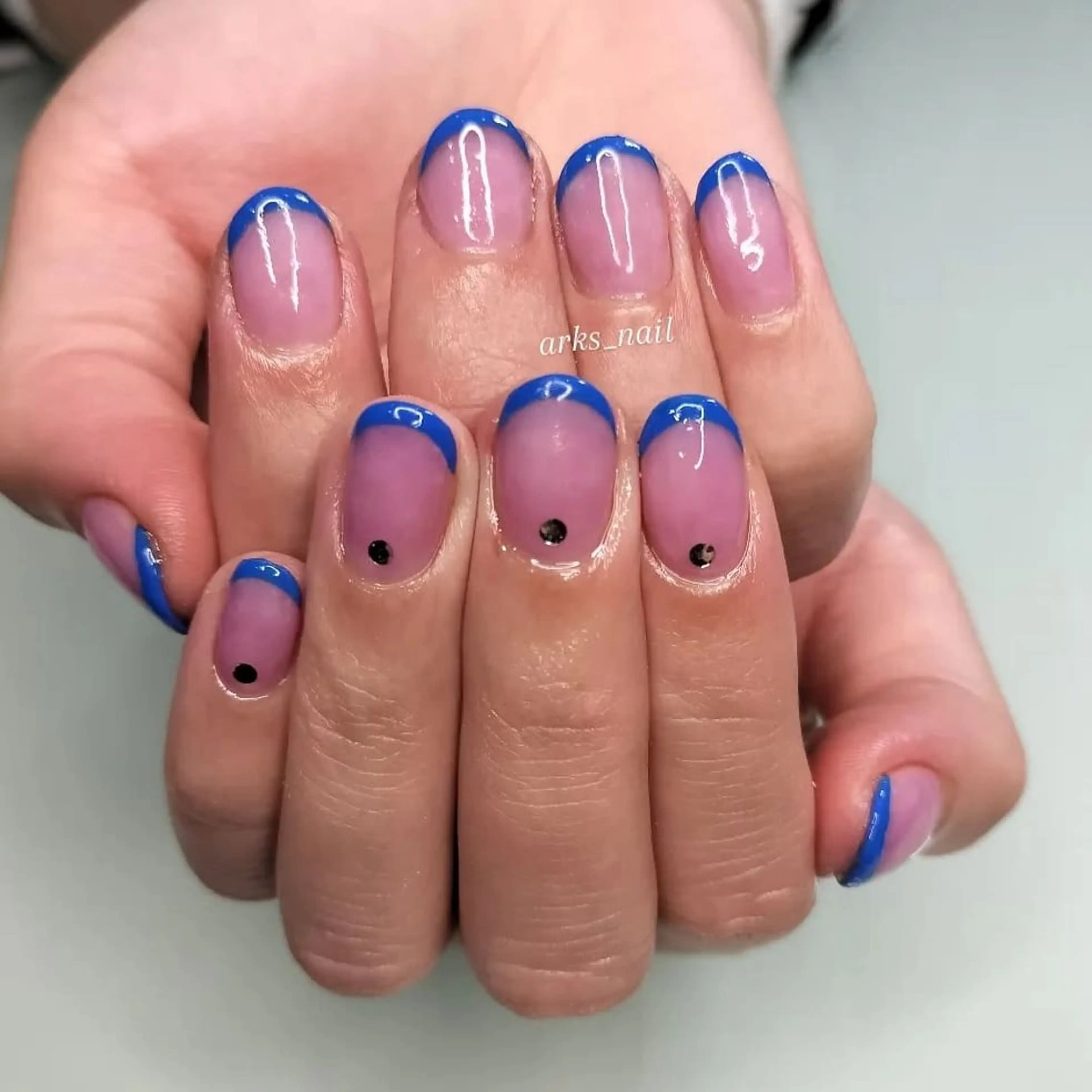 ネイル フレンチネイル ジェルネイル ハンドネイル アークス所属・arks nailのネイルデザイン