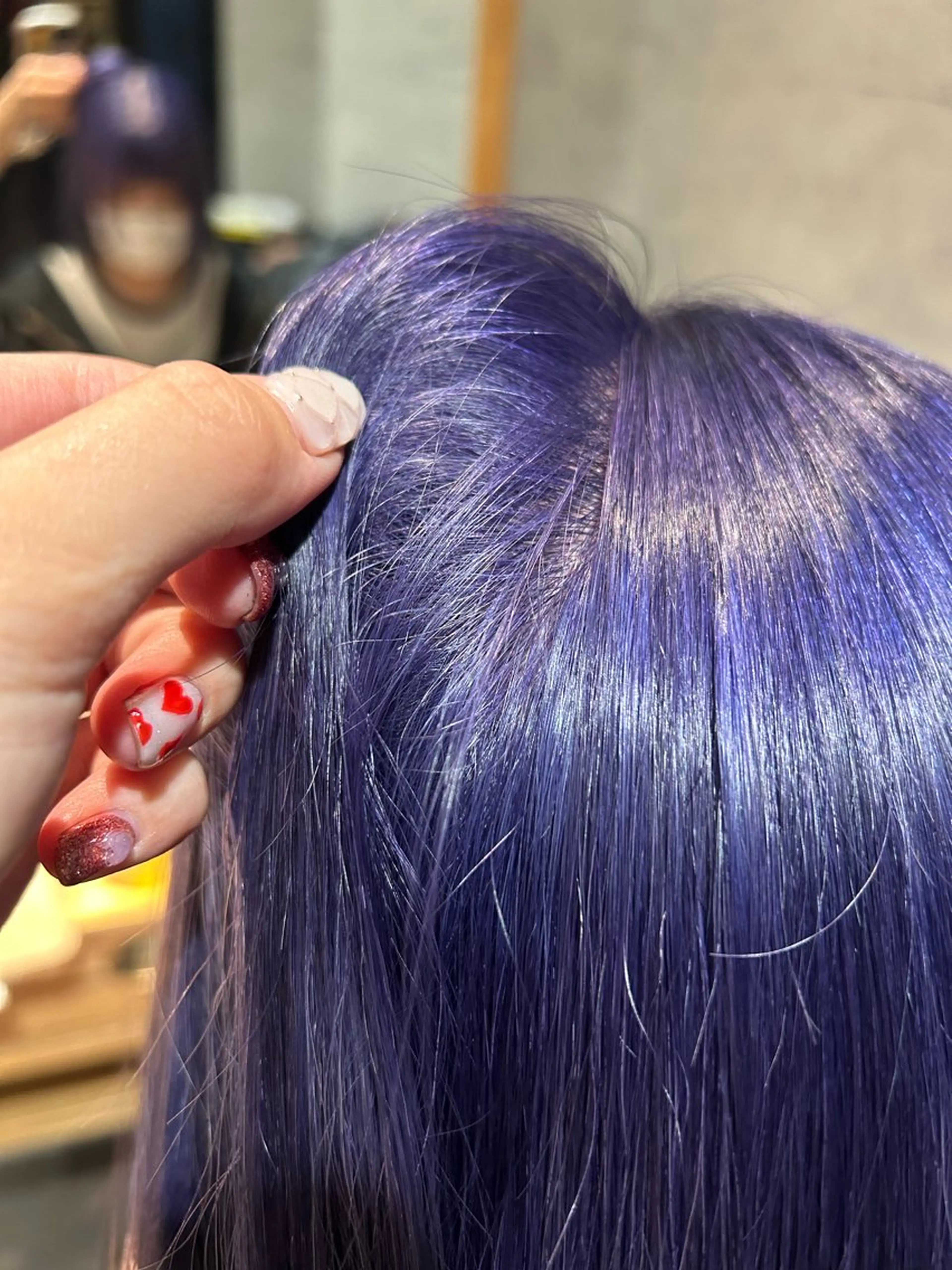 セミロング カラー ブルーカラー カット ヘアカラー トリートメント パーソナルカラー 診断🍀マリンのヘアスタイル