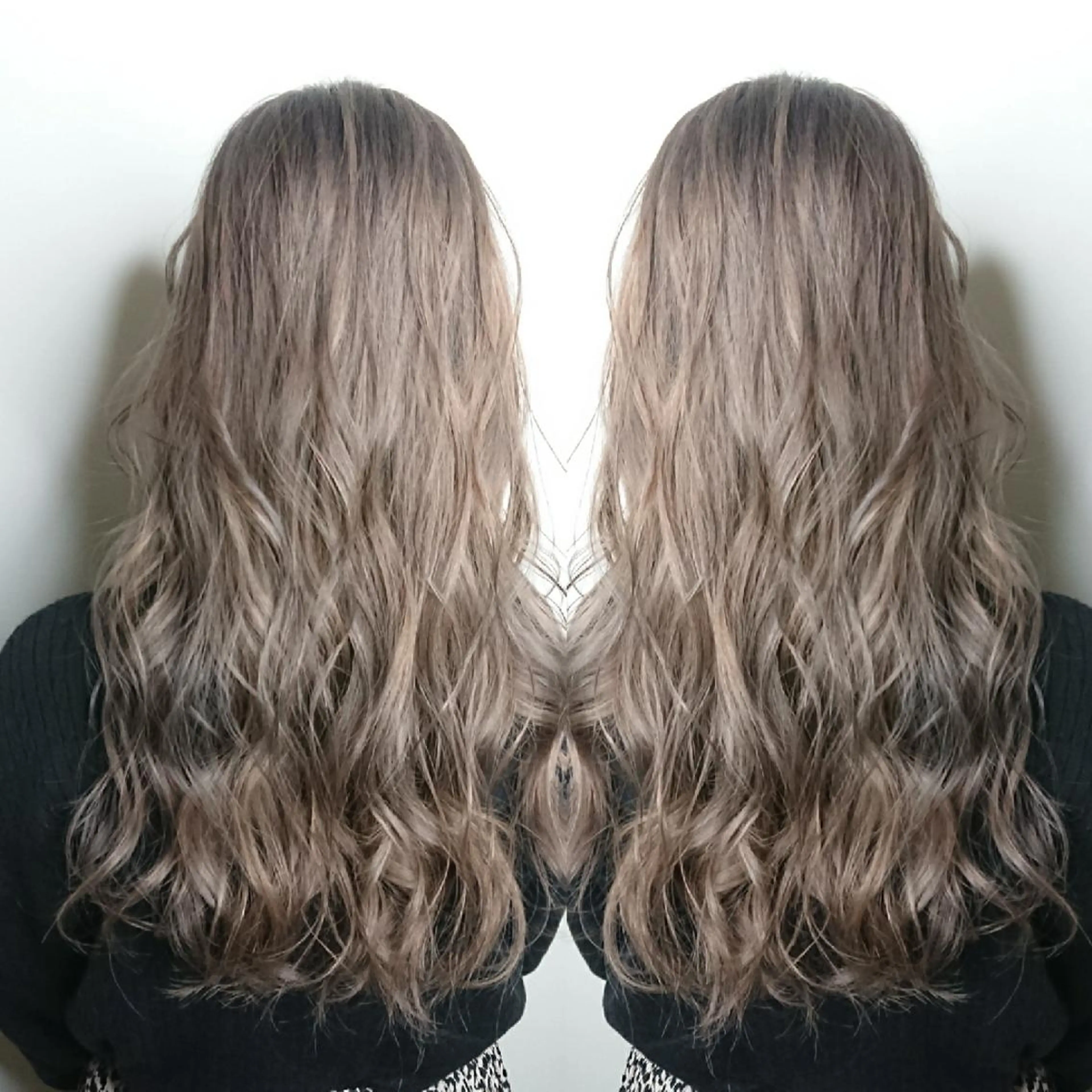 【根元ブリーチ(2cmまで)+全体カラーが10900円】トリートメント+ロング料金サービス中🌈の写真