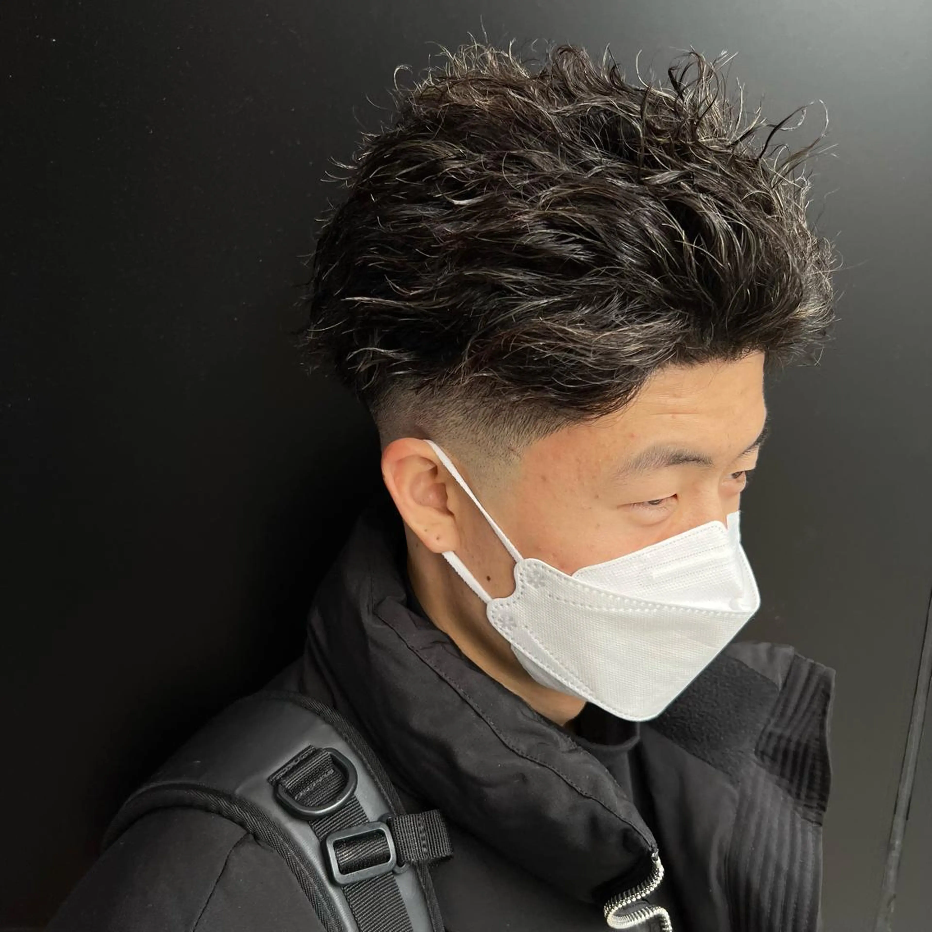 ショート パーマ 豊崎 佑輔のヘアスタイル