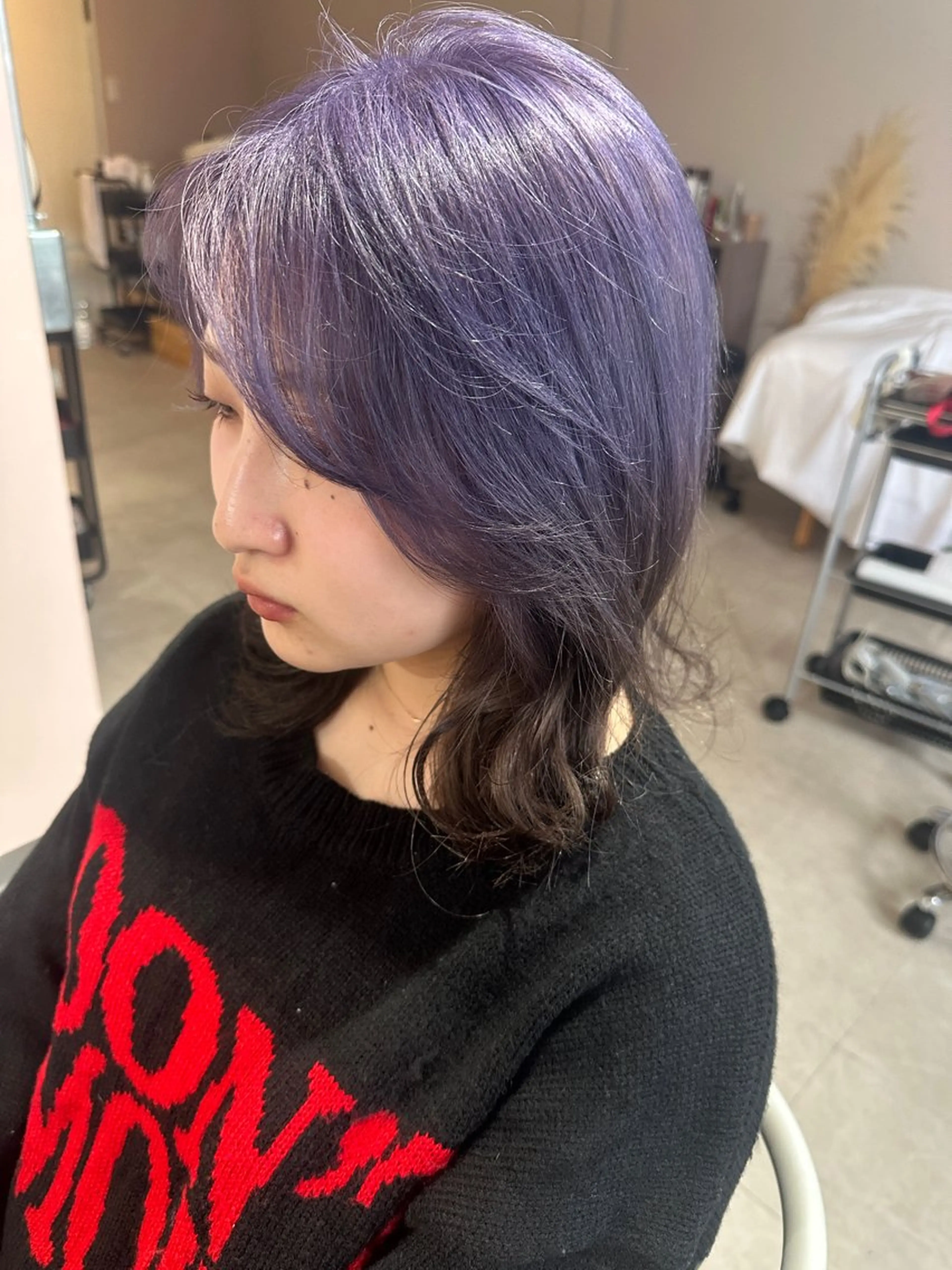 ミディアム カラー miri髪質改善 久留米/韓国のヘアスタイル