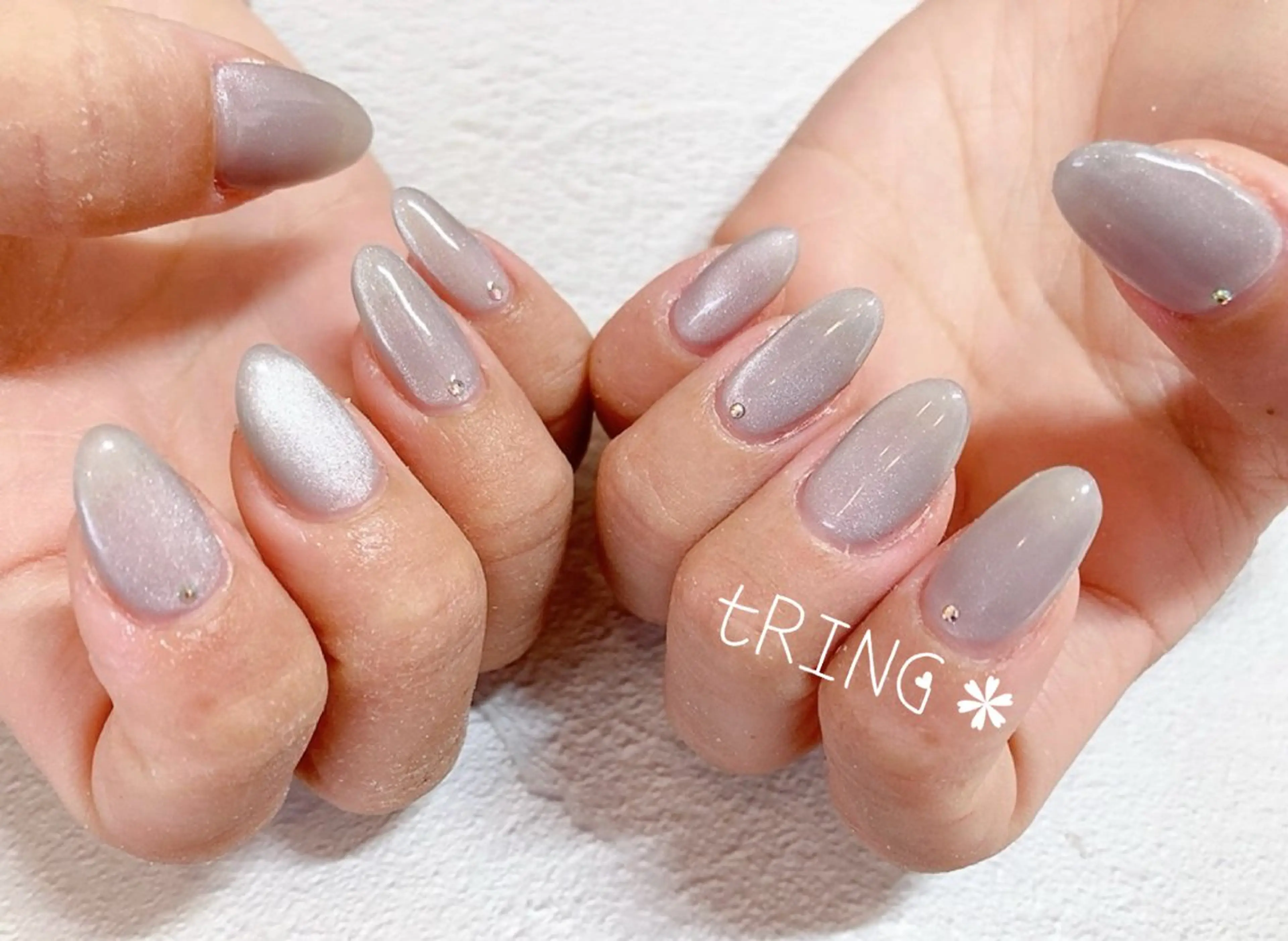 ネイル ハンドネイル tRING＊ しいの木台のネイルデザイン