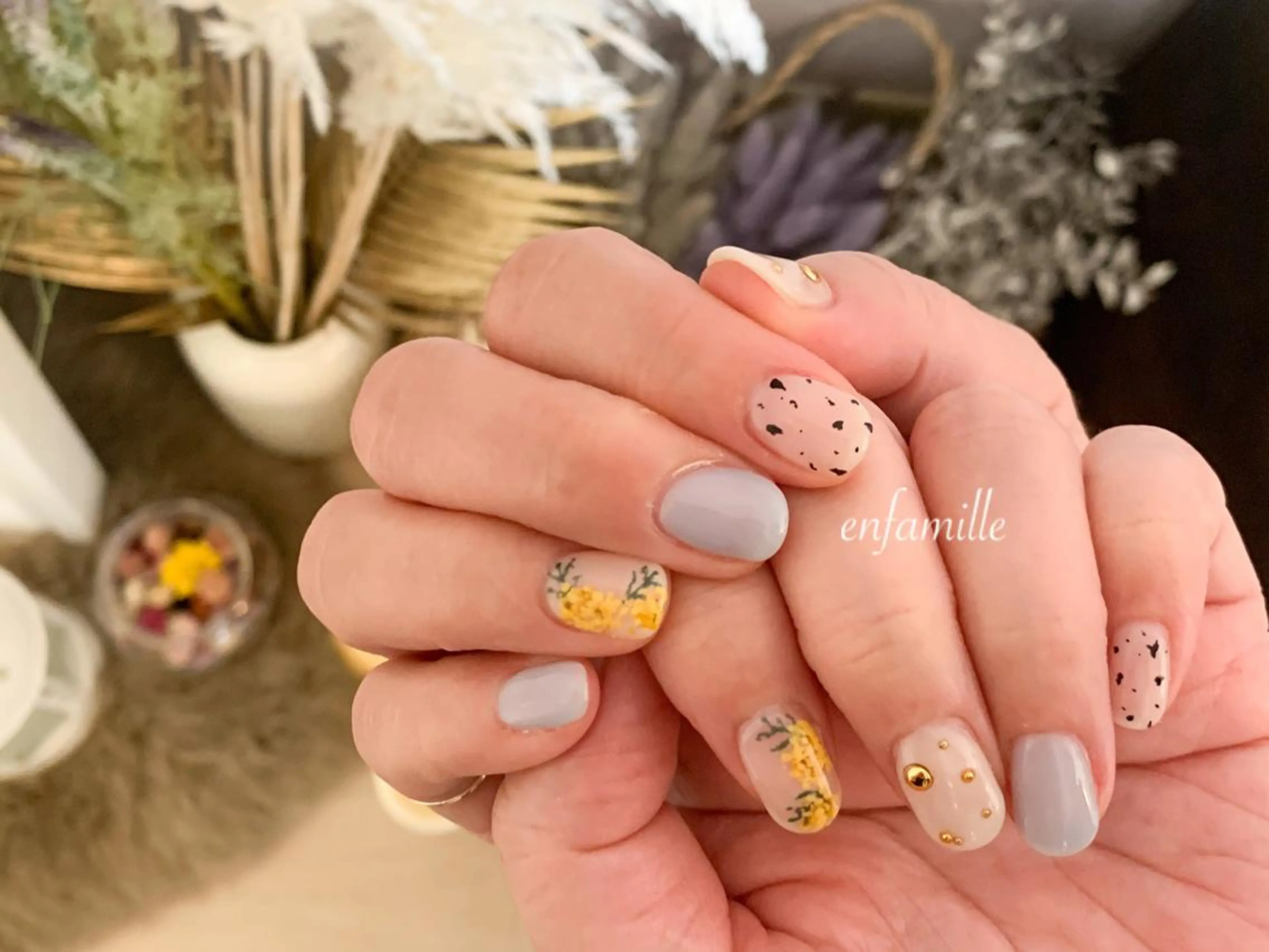 ネイル ハンドネイル nail salon en familleのネイルデザイン