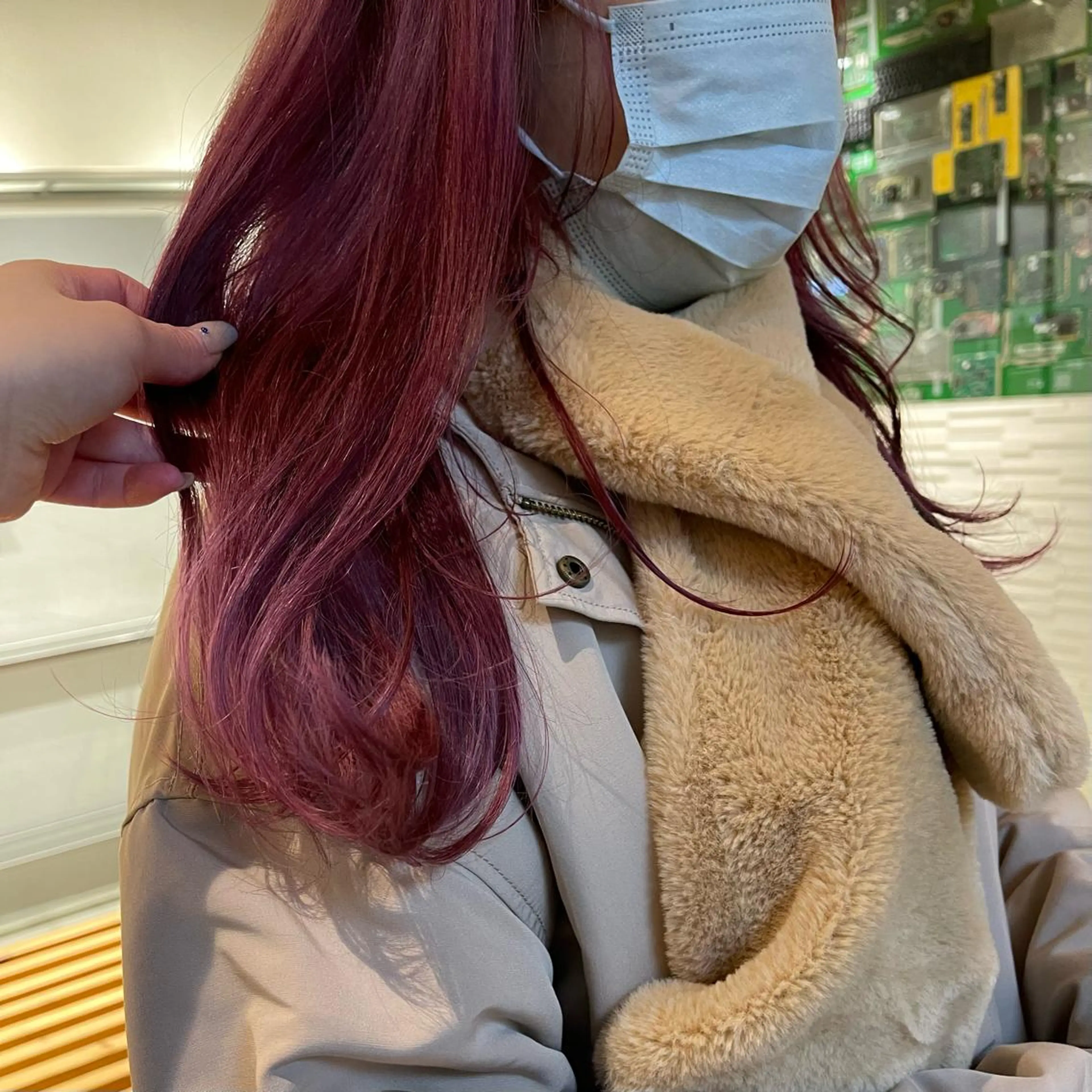 ロング カラー nameless miichiのヘアスタイル