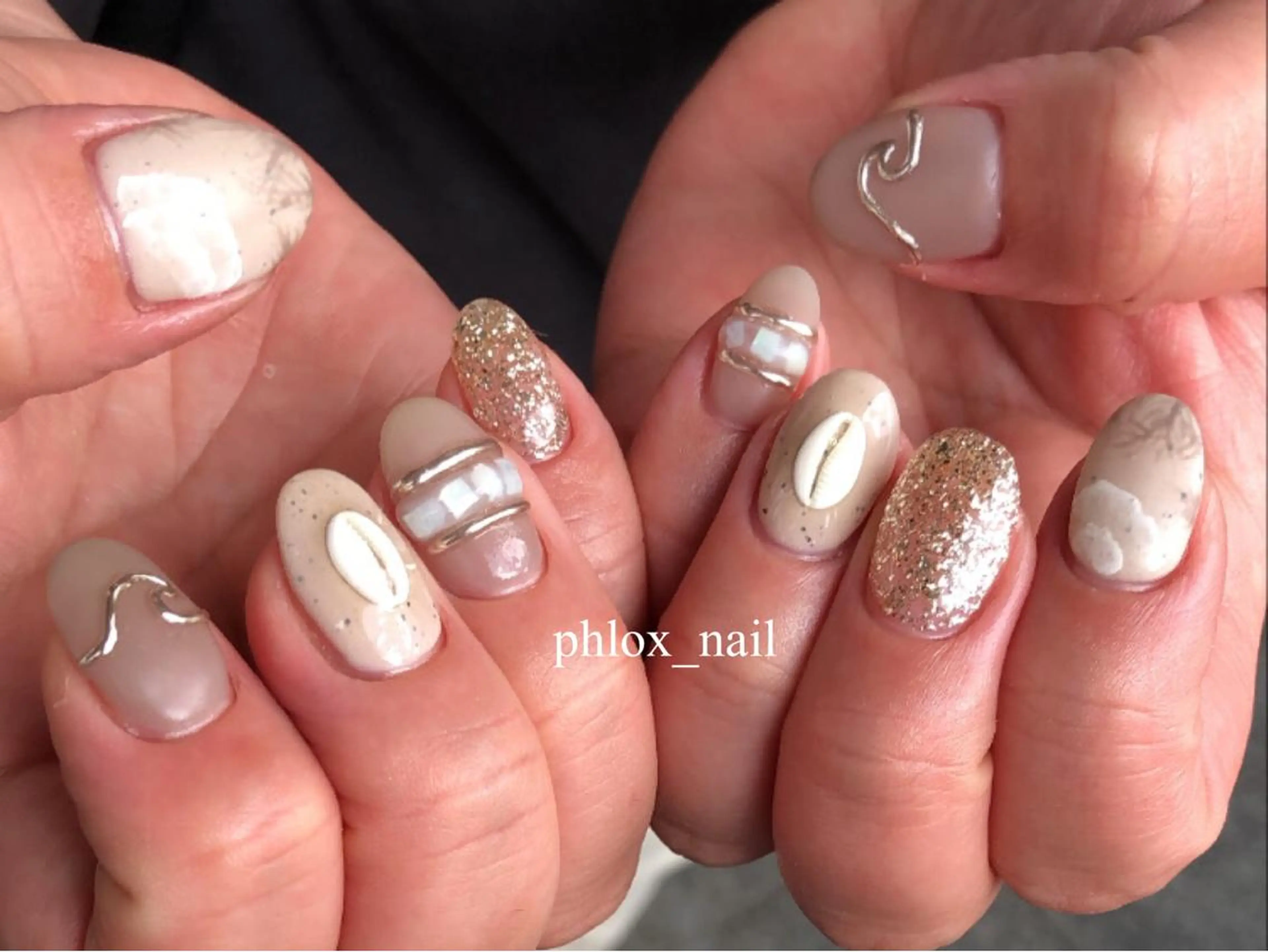 ネイル s/w ＿shokoのネイルデザイン