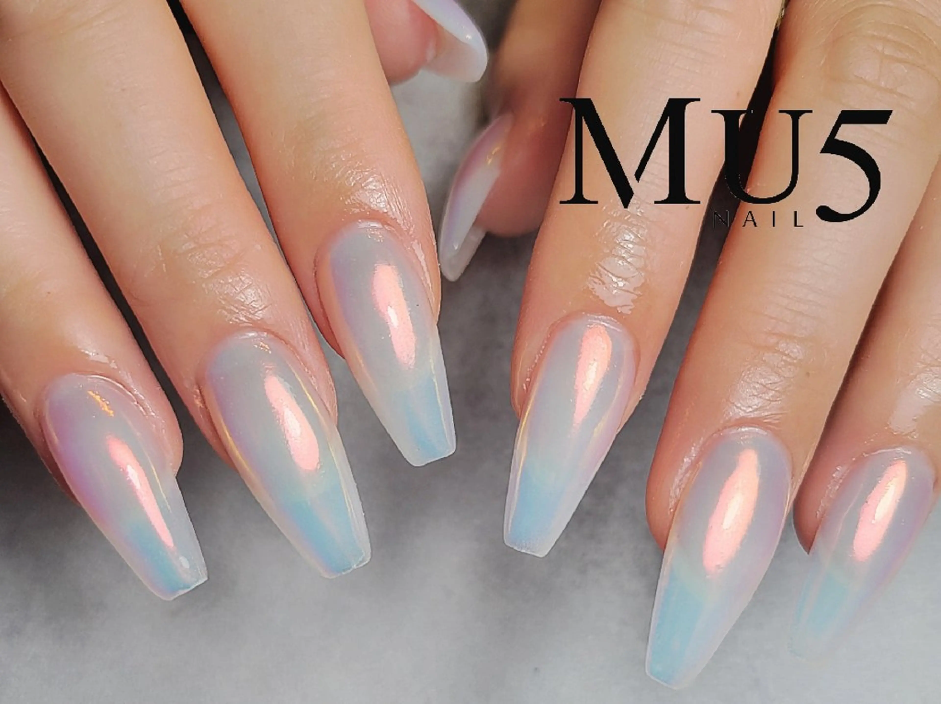 ネイル スカルプネイル MU5-nail 金山ネイルサロンのネイルデザイン