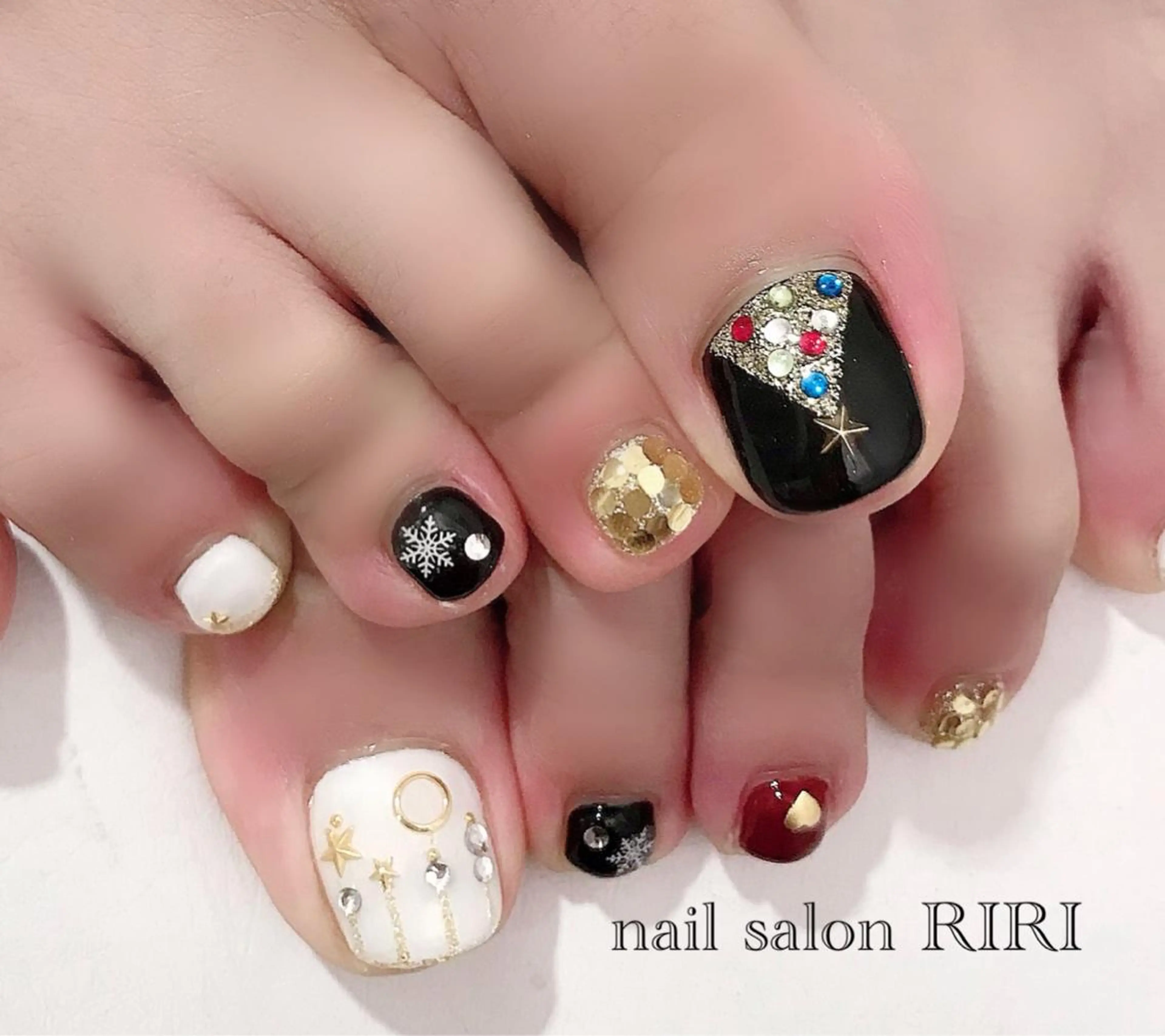 ネイル 冬ネイル クリスマス private  nail  salon RIRI所属・RIRI リリのネイルデザイン