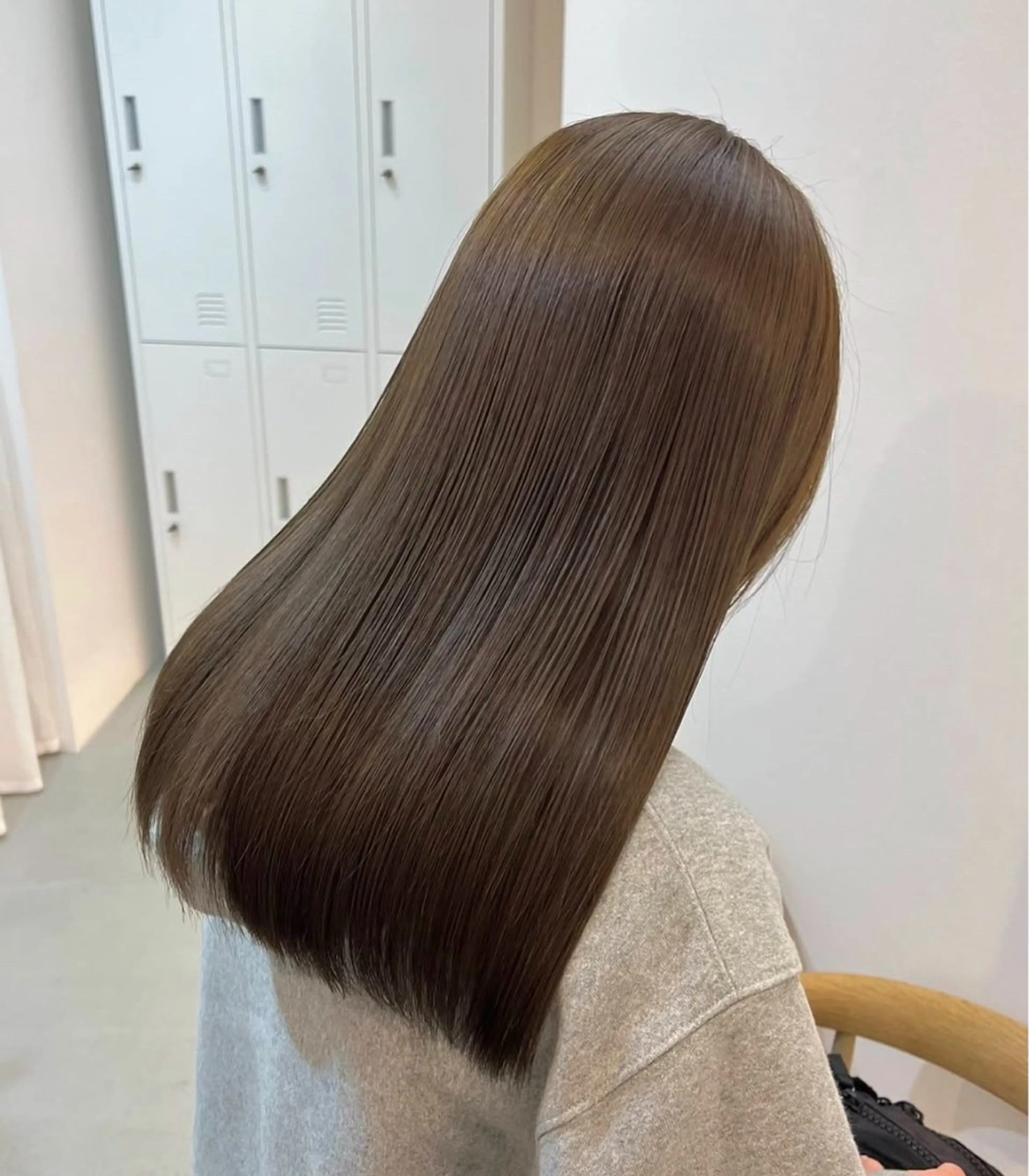 ミディアム チョコレートブラウン ボブ ハルカ/ fit standのヘアスタイル