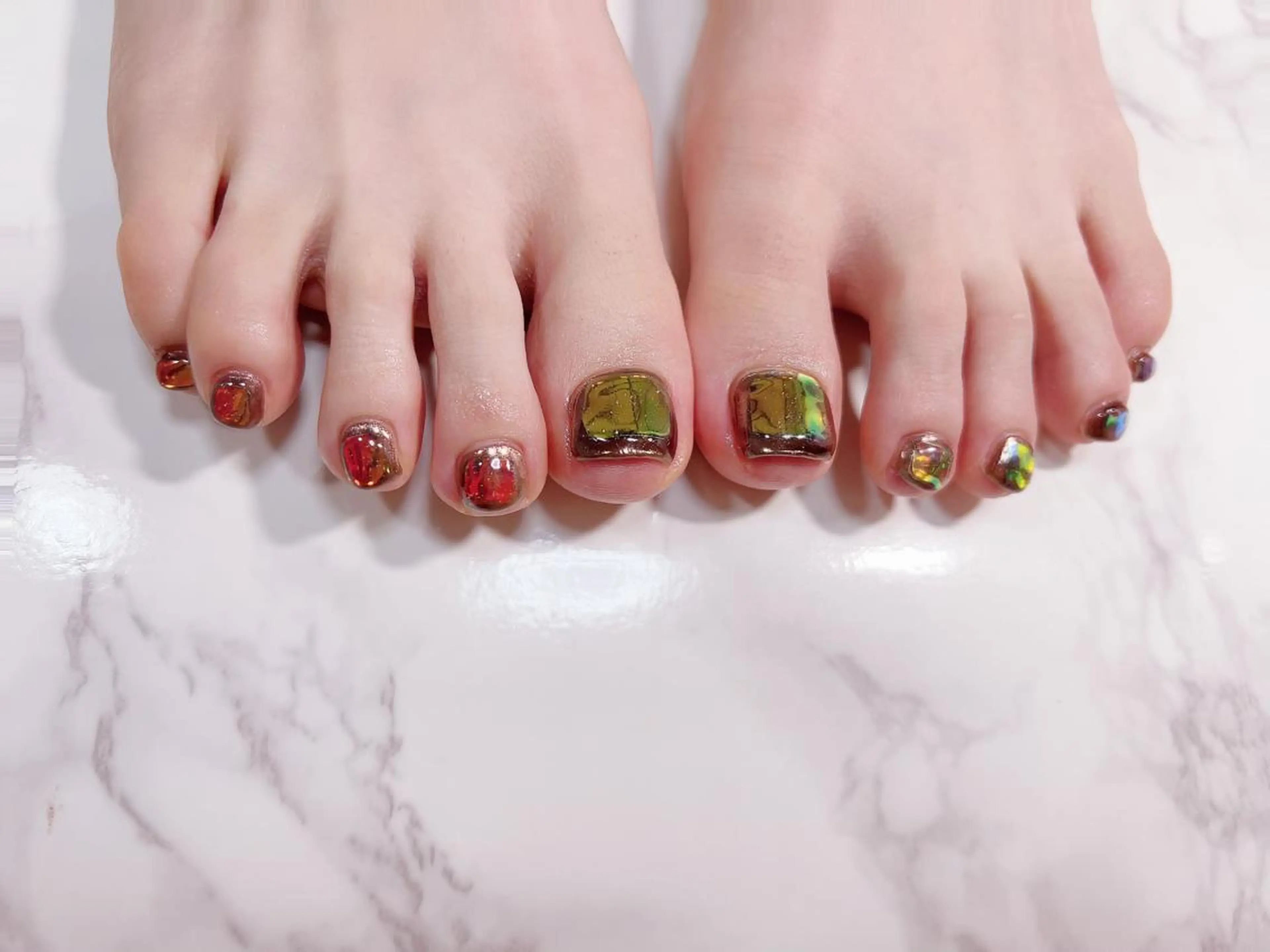 ネイル 氷ネイル・うるうるネイル 持ち込み Regaro i.sのネイルデザイン