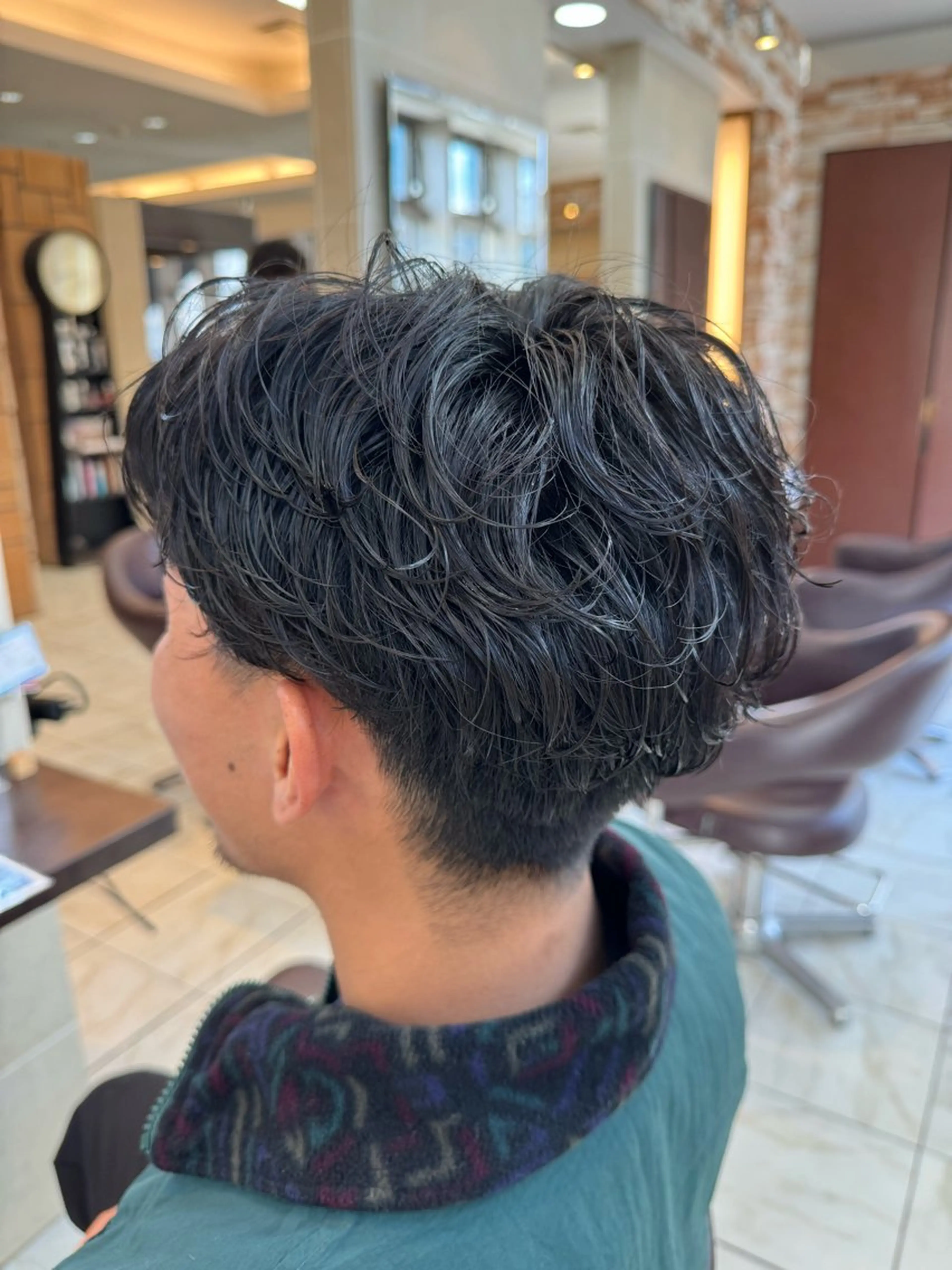 パーマ メンズ カット パーマ ⭐️透明感カラー/ パーマ⭐️宮野翔のヘアスタイル