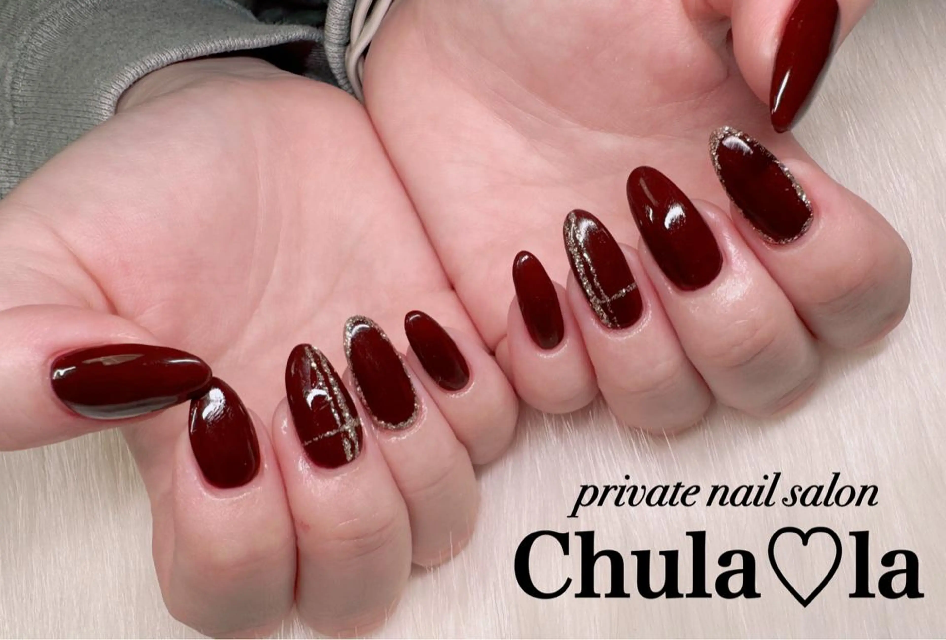 ネイル アートネイル ラメ(グリッター) ハンドネイル Chula♡la 豊見城市高安のネイルデザイン