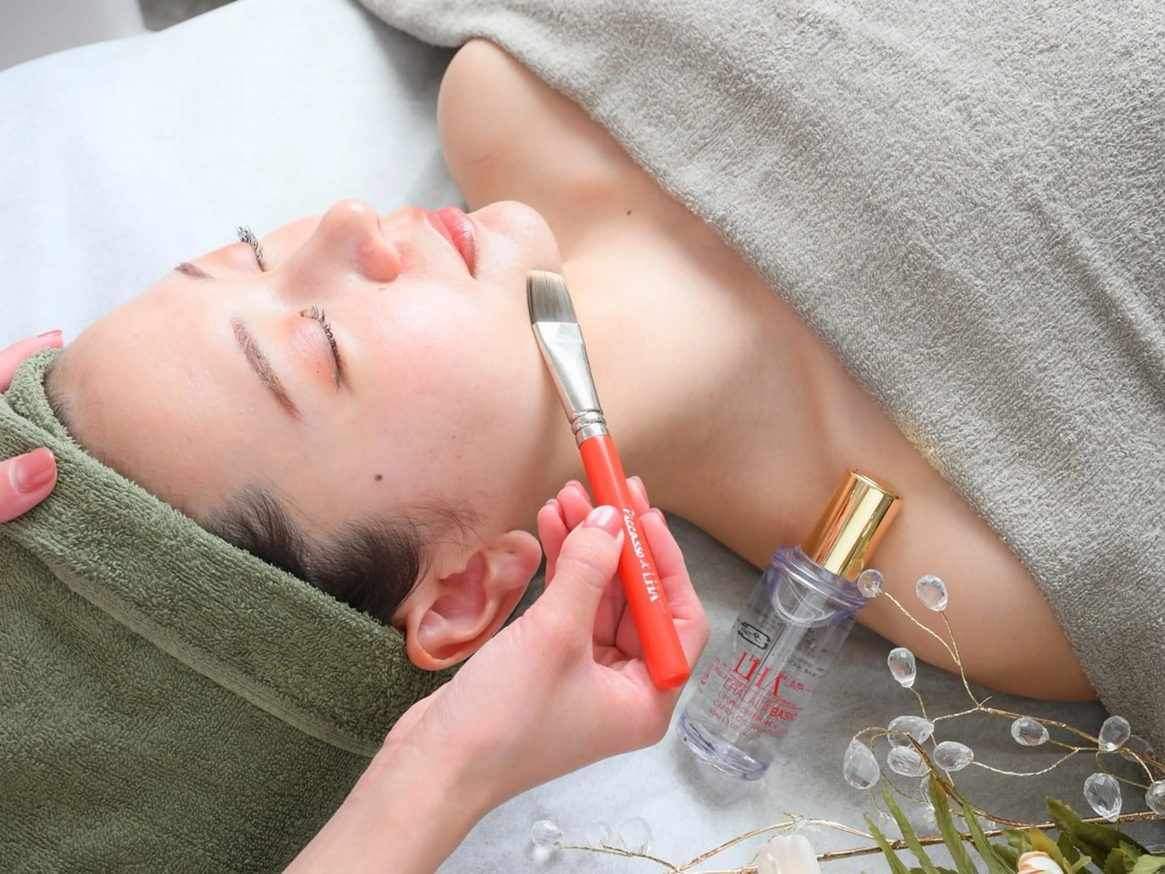 韓国肌管理★ララピールスタンダードコース顔+首★潤いあふれる透明感のあるお肌にの写真