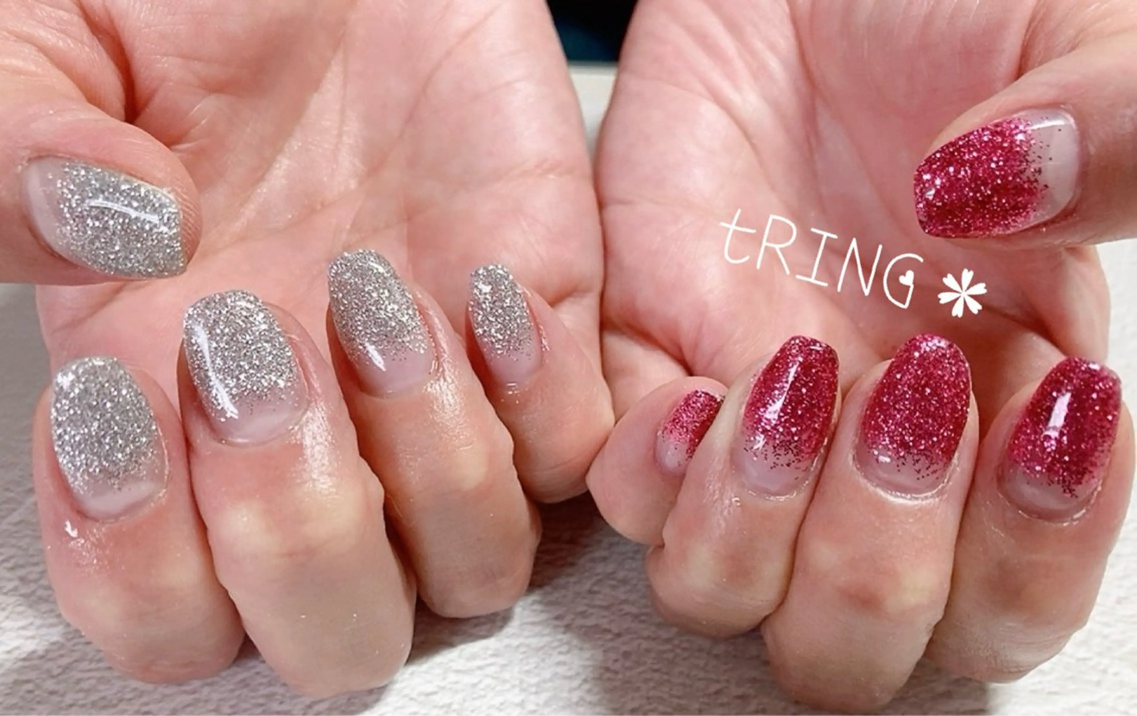 ネイル ハンドネイル tRING＊ しいの木台のネイルデザイン