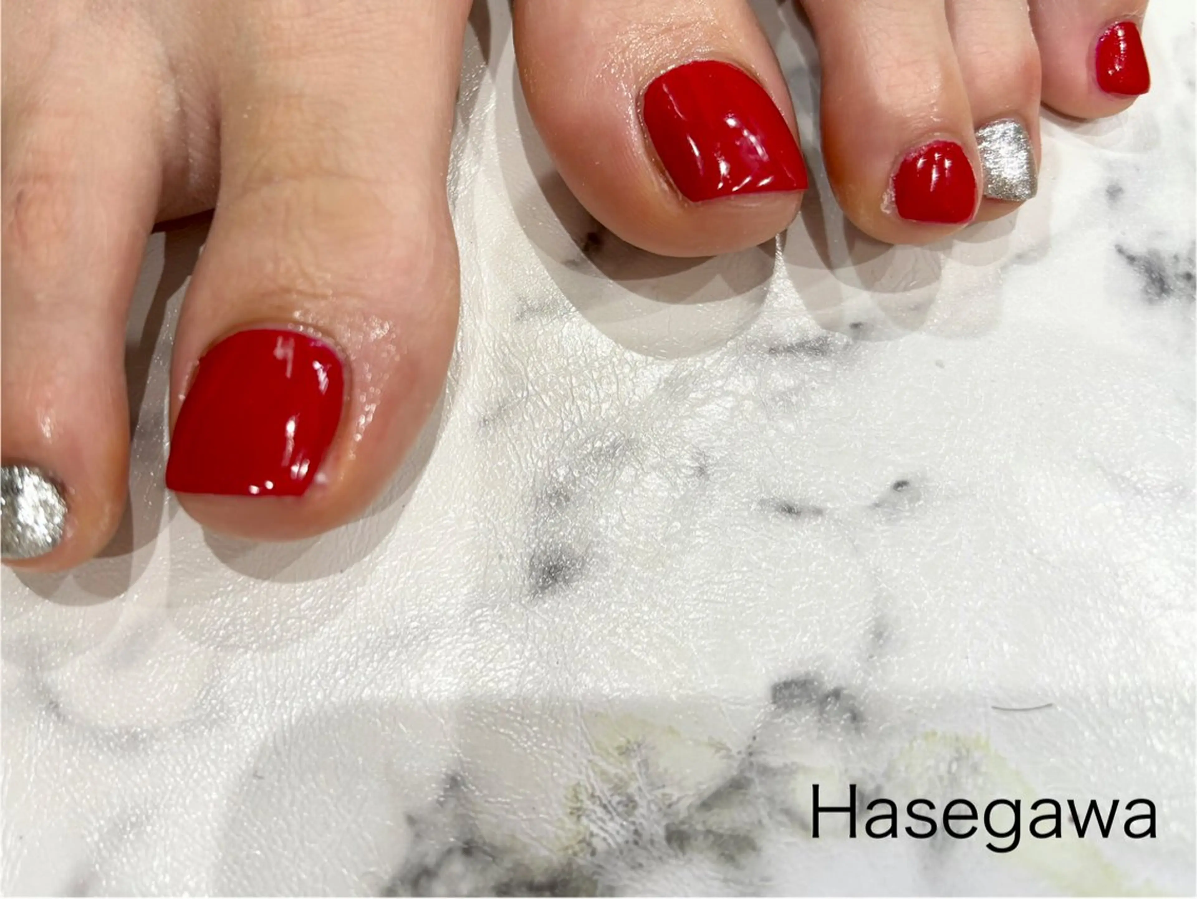 ネイル フットネイル DROP所属・DROP 長谷川のネイルデザイン
