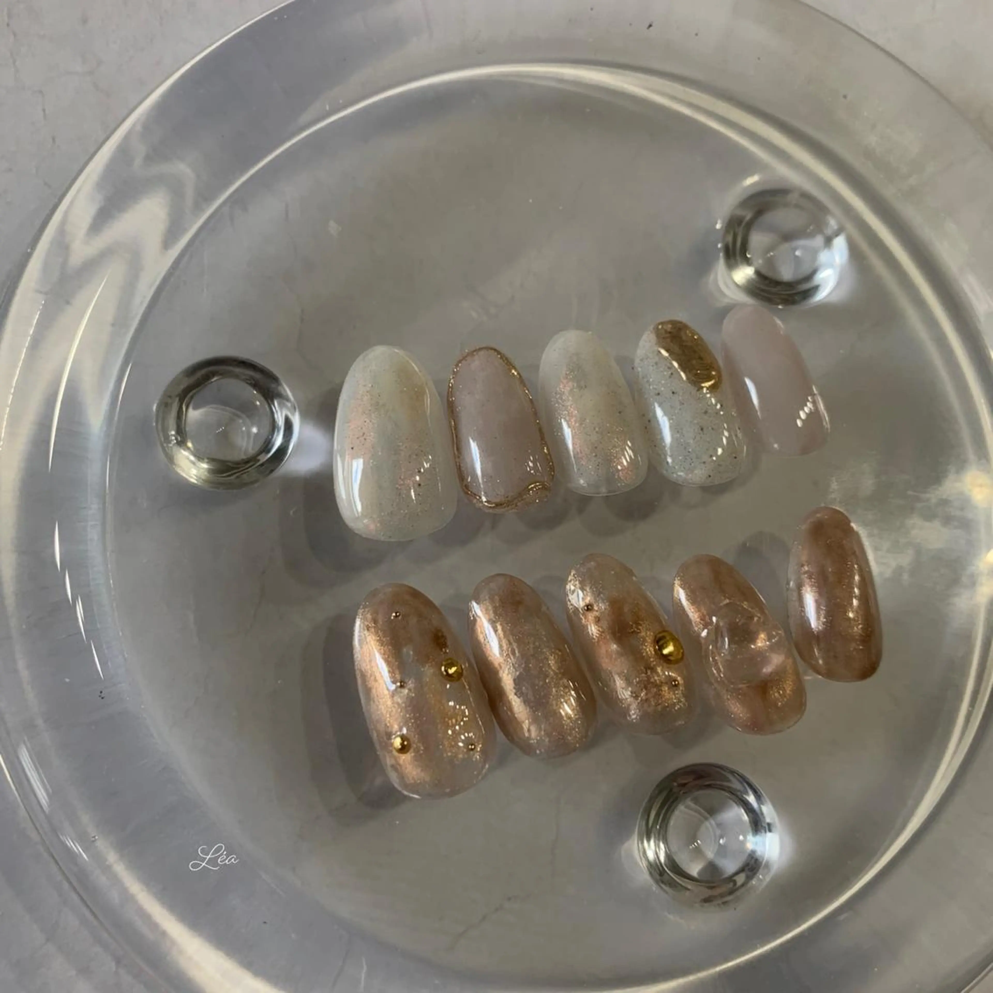 ネイル ジェルネイル パラジェル Léa nailのネイルデザイン