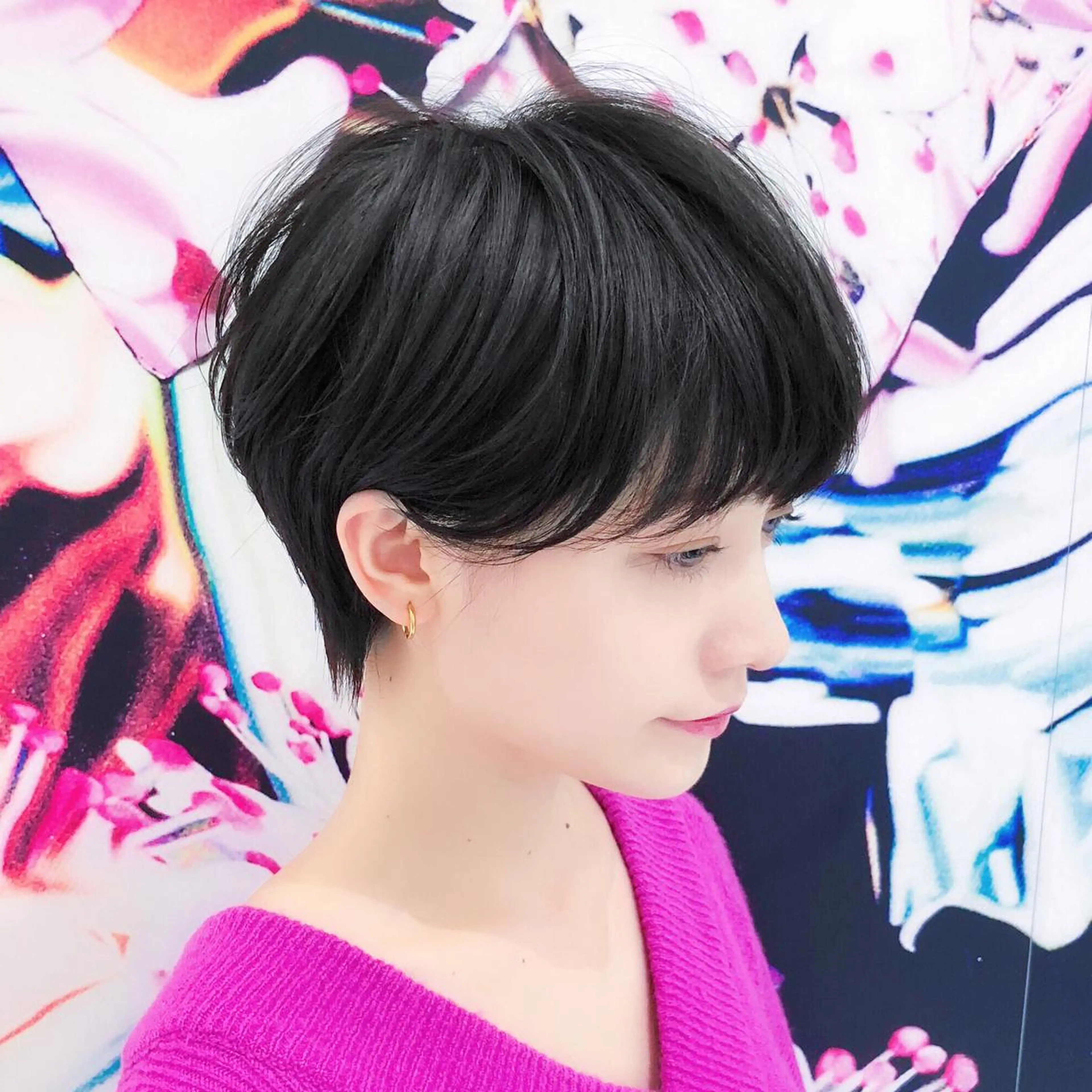 ショート nex the salon vlow所属・趙 英来のヘアスタイル