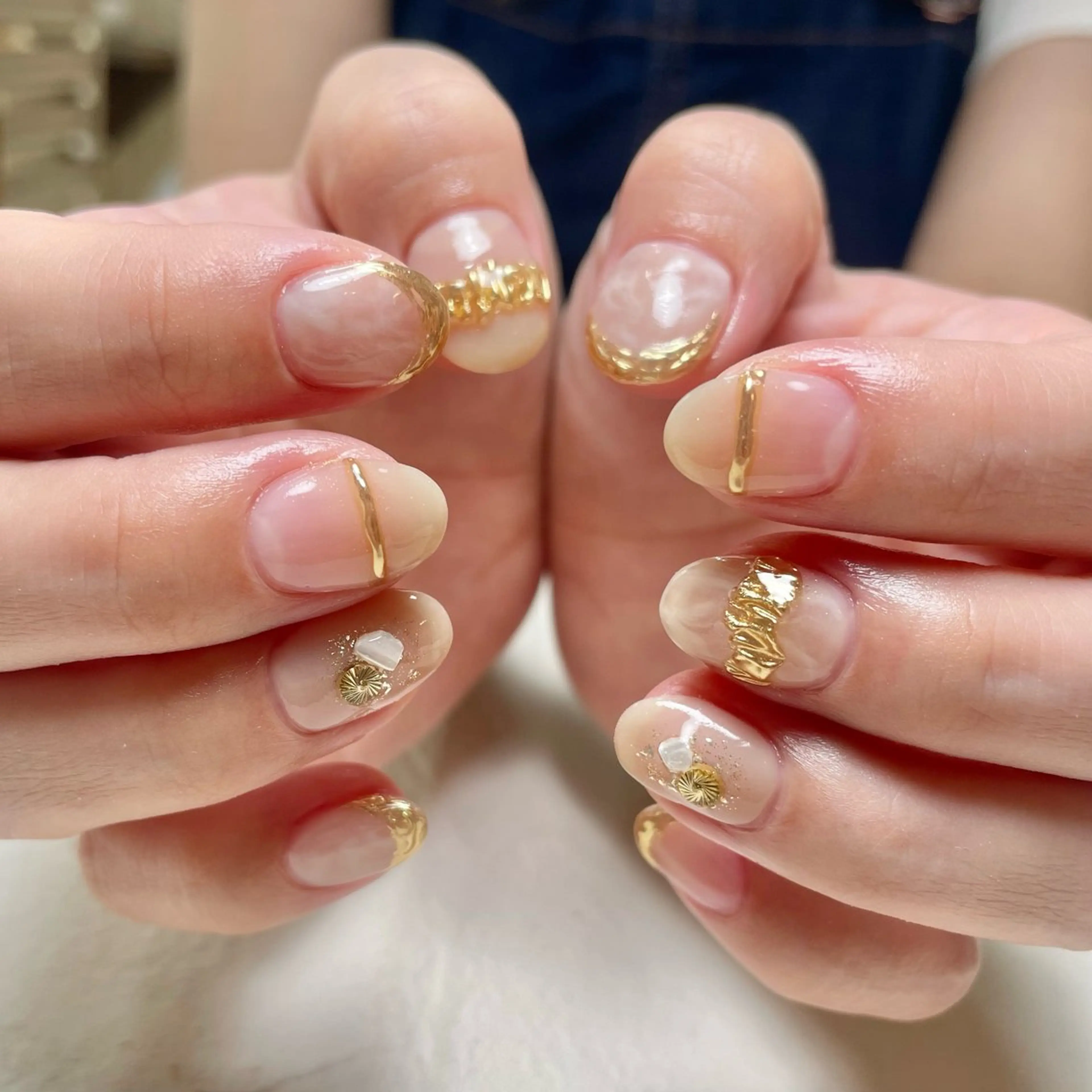 ネイル 持ち込み ハンドネイル lieu pre🌿 *高橋*のネイルデザイン