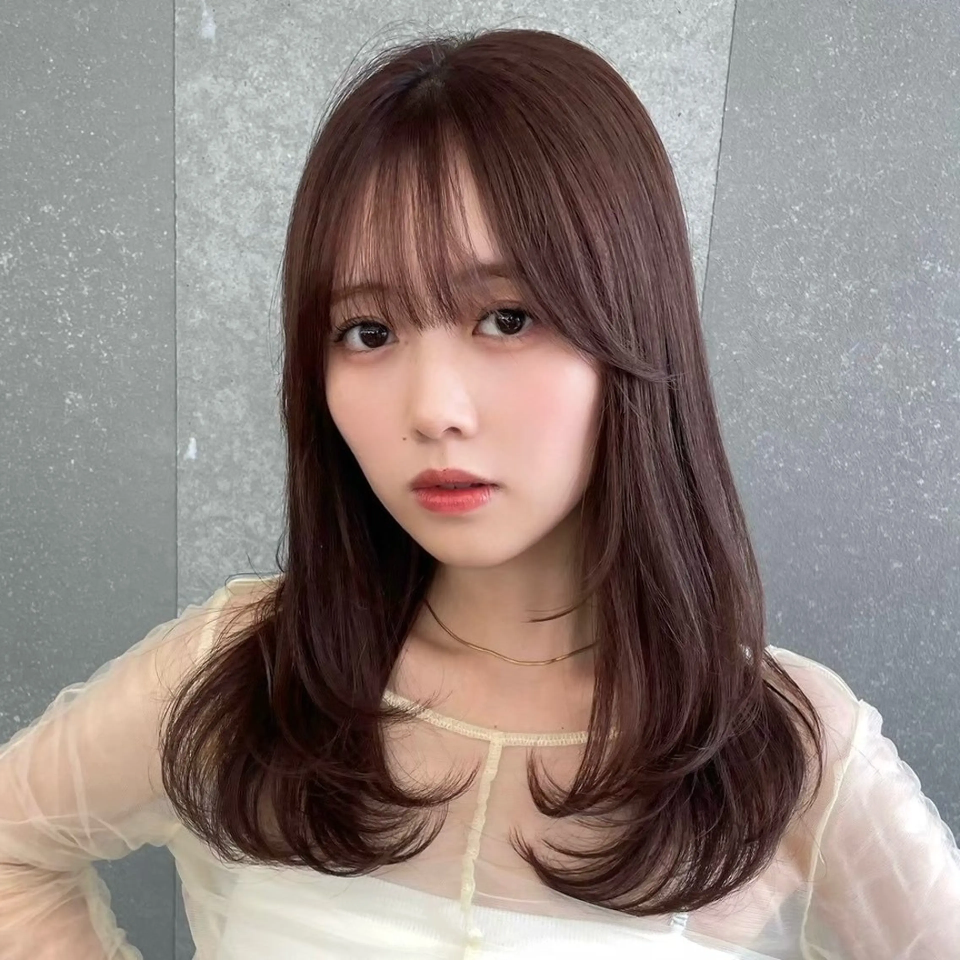 セミロング 🎀Rimi୨୧ ✨艶✨color🎀のヘアスタイル