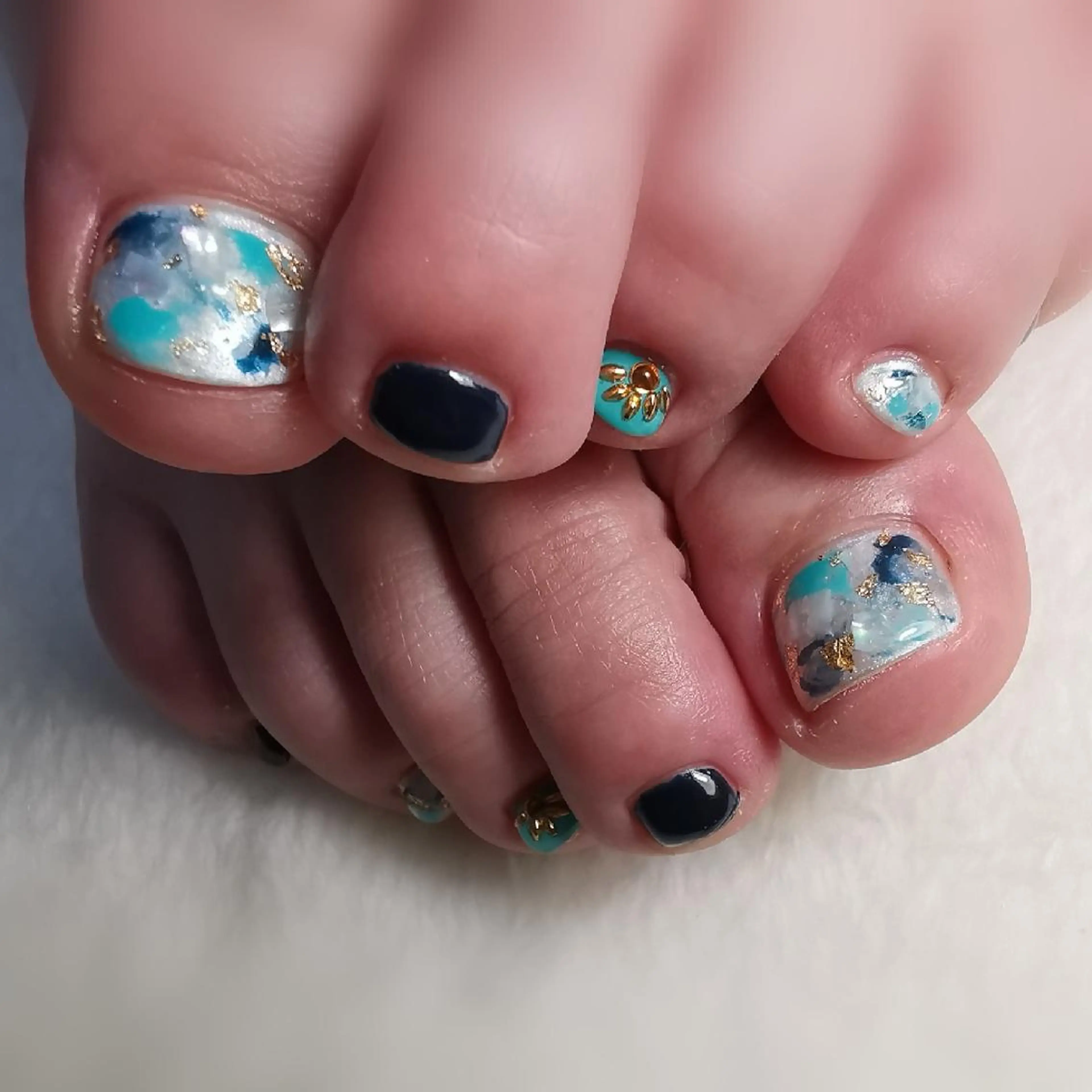 ネイル 持ち込み フットネイル reve あやののネイルデザイン