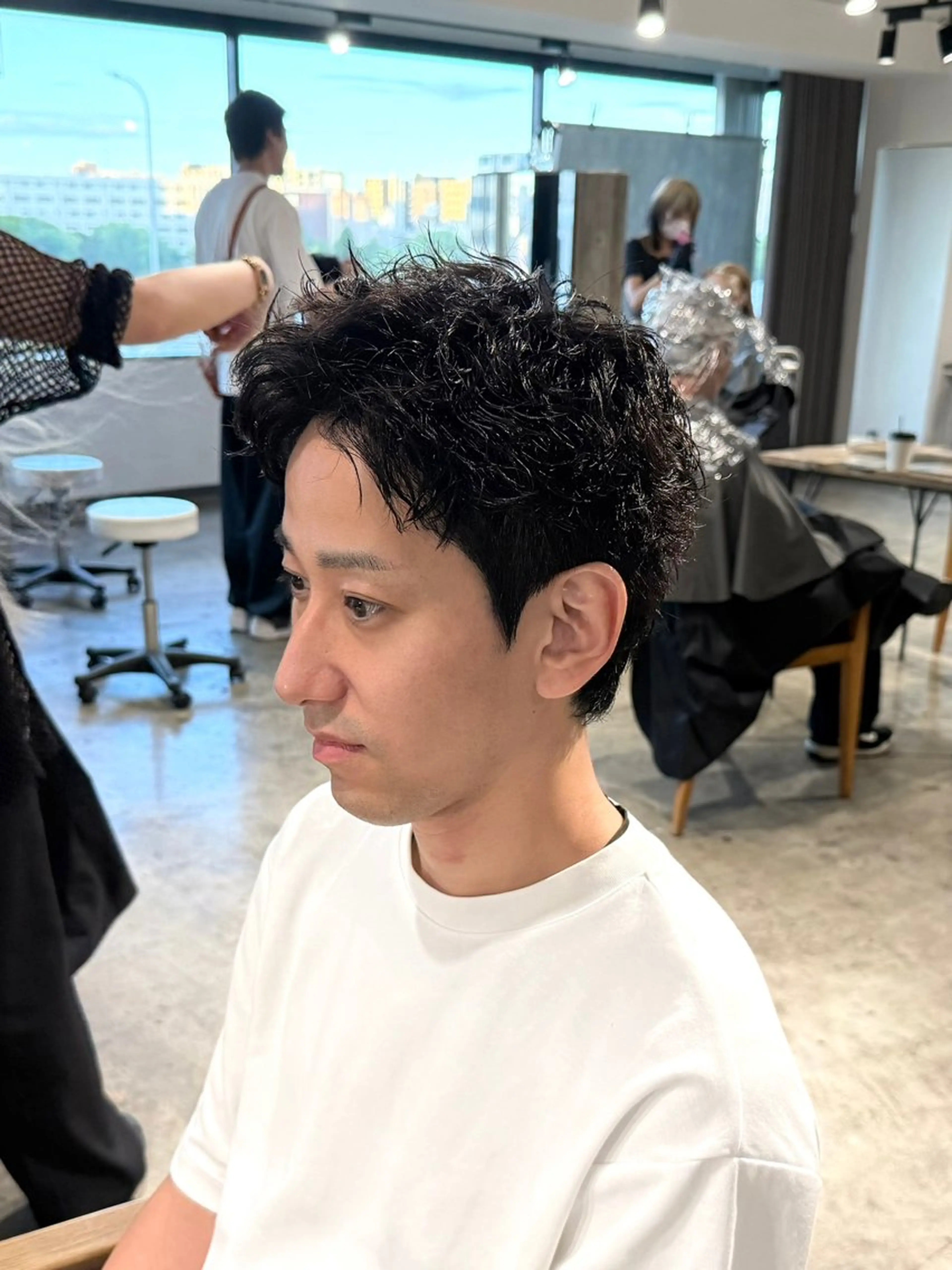 パーマ メンズ メンズパーマ カット パーマ トリートメント 骨格補正施術/メンズ 専門美容師/YUYAのヘアスタイル