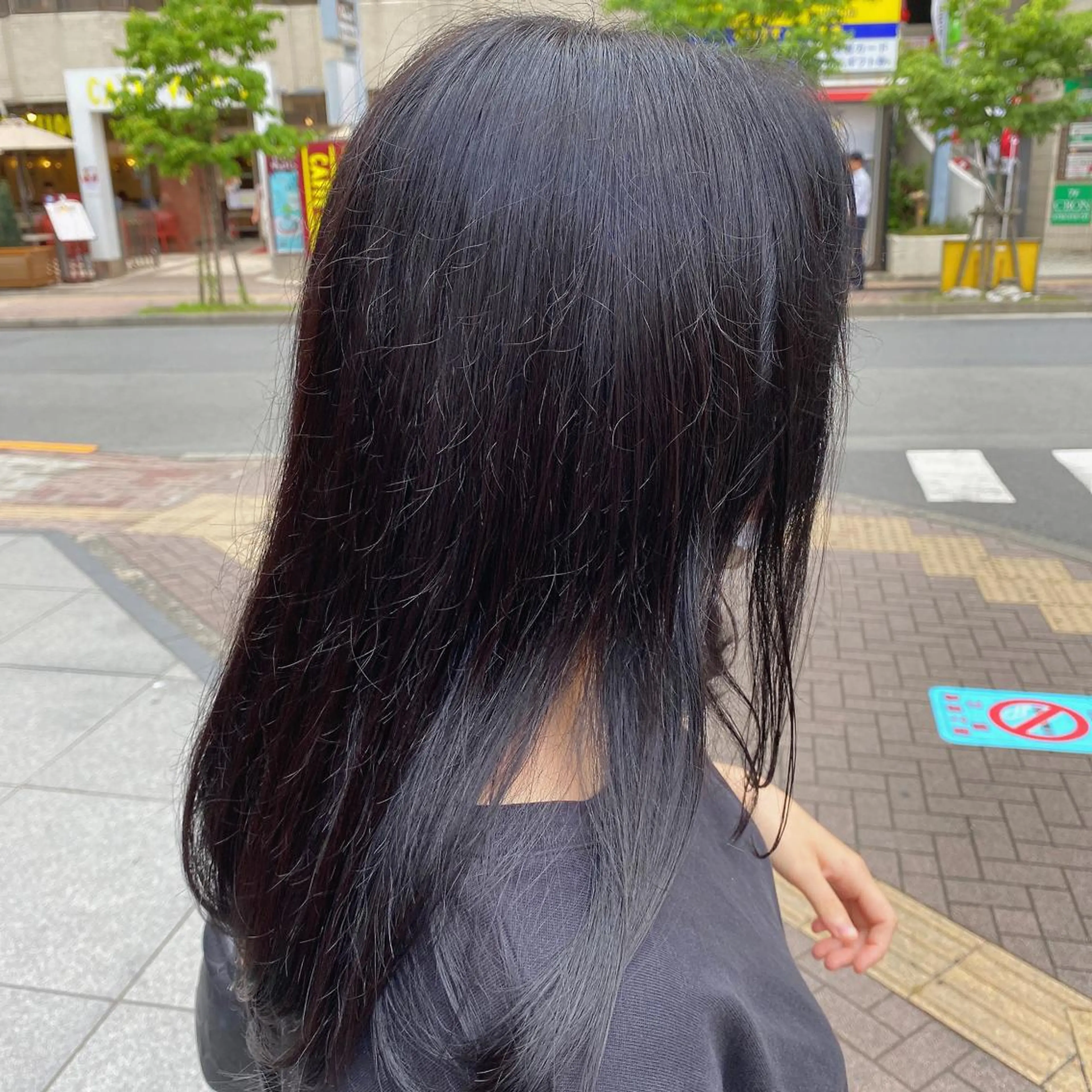 ロング カラー 酸スト/フェザー パーマ/三谷海斗のヘアスタイル