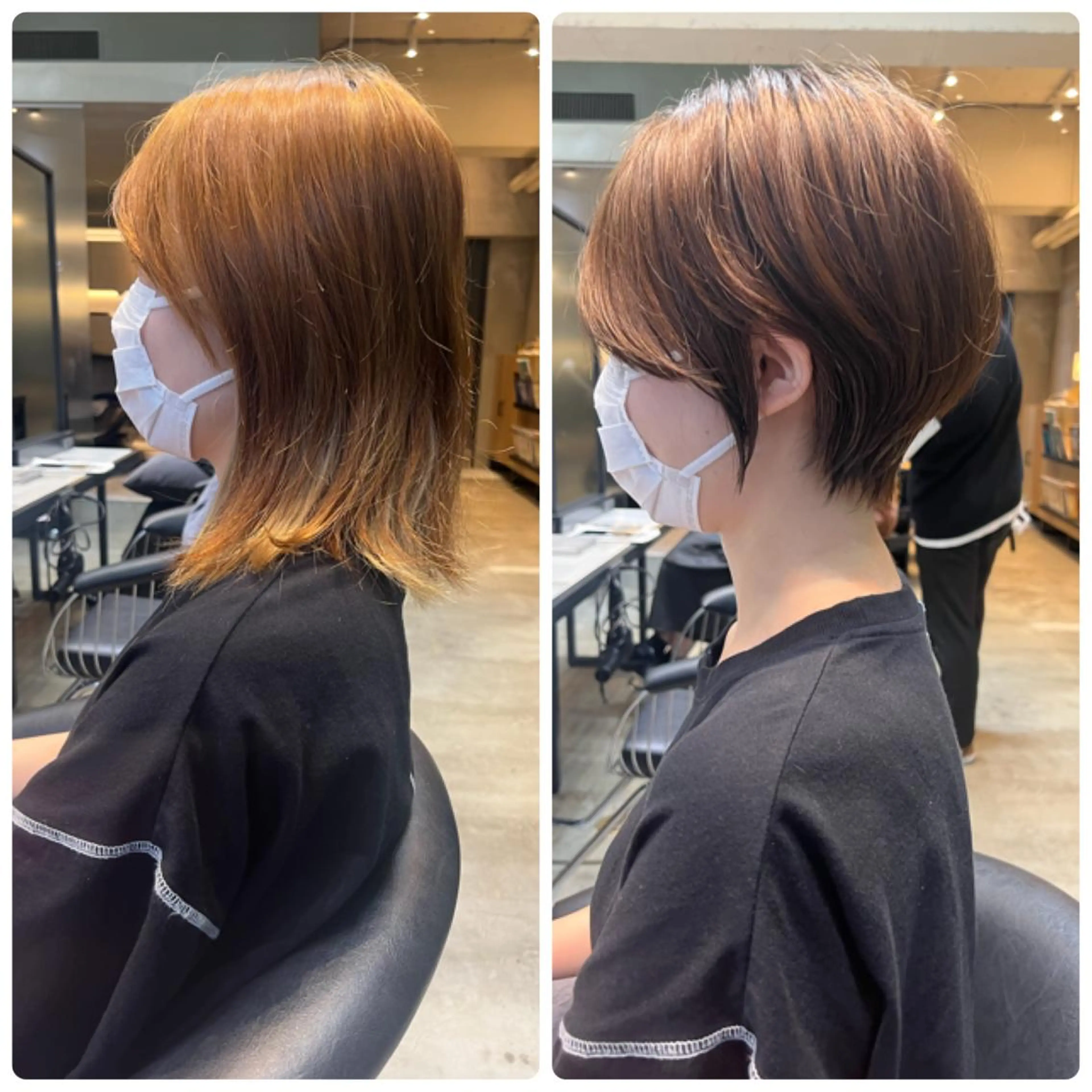 ショート カラー 髪質改善　ANFINI 仙台所属・仙台Ｉ韓国レイヤー Ｉ髪質改善Ｉ伊藤拓海のヘアスタイル