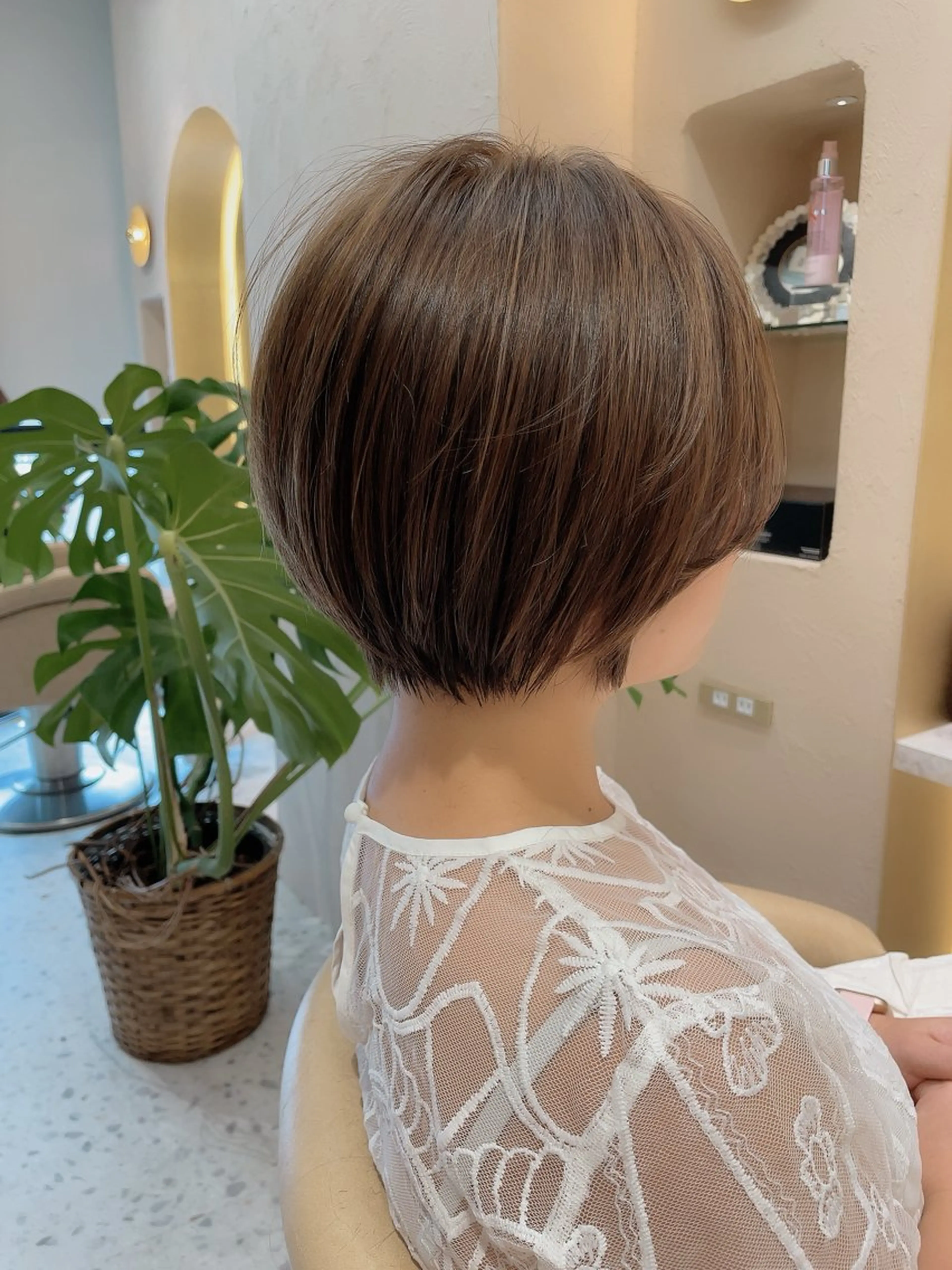 ショート カラー カット ヘアカラー トリートメント 韓国ヘア/髪質改善 /Harunaのヘアスタイル