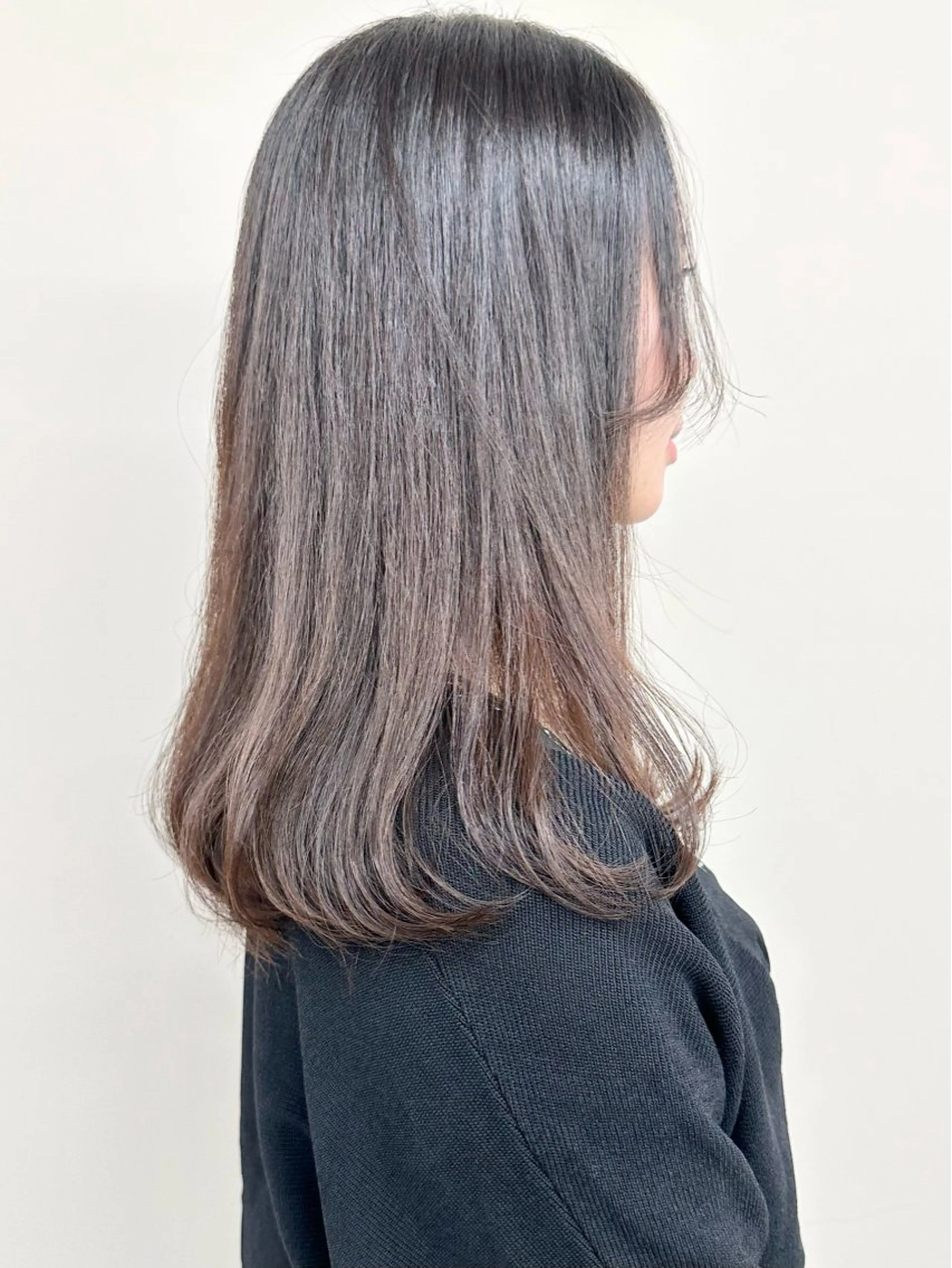 セミロング カット ヘッドスパ 小顔ボブ/お悩み解決 /ボブパーマ/とういのヘアスタイル