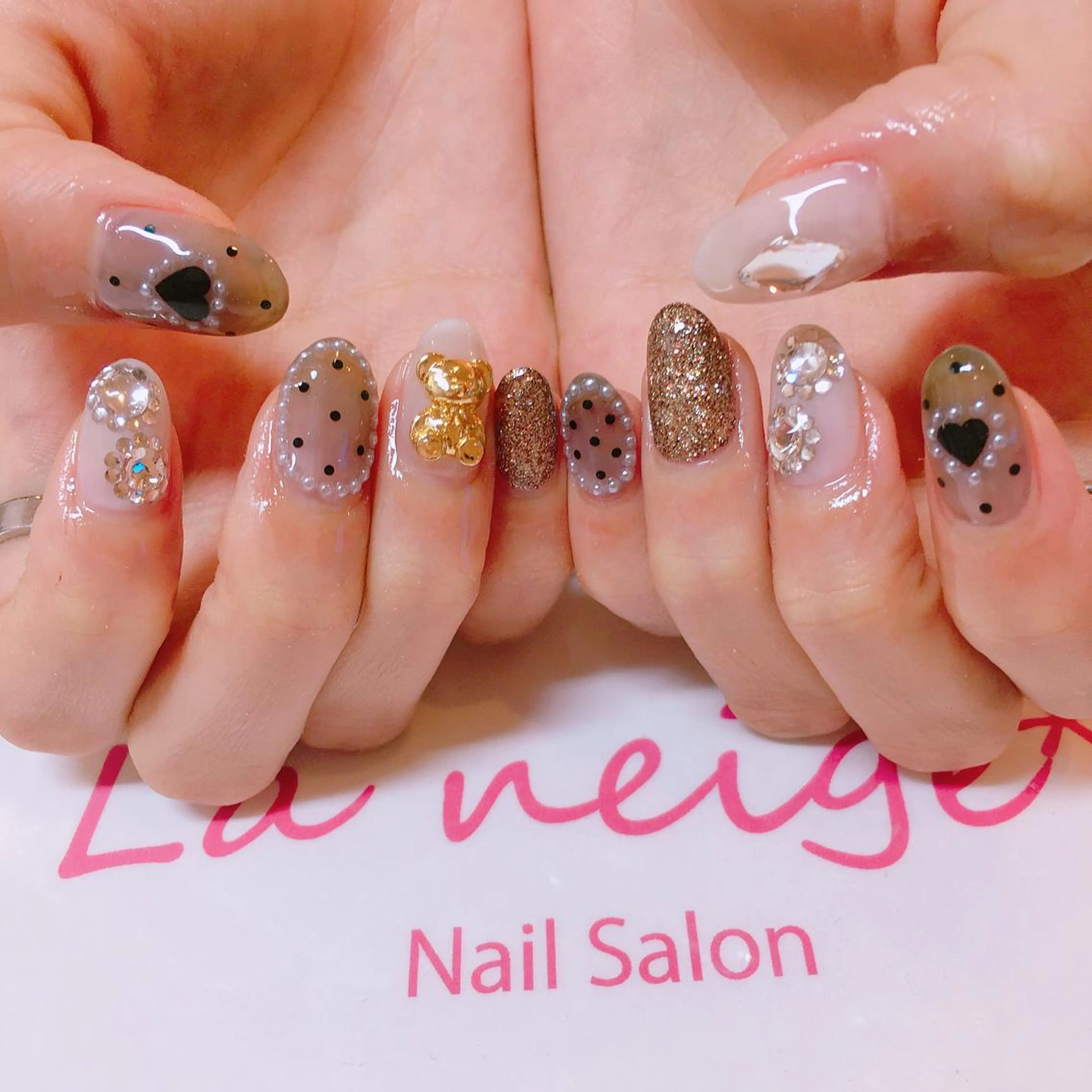 ネイル La neige* yuki 🥯🍑のネイルデザイン