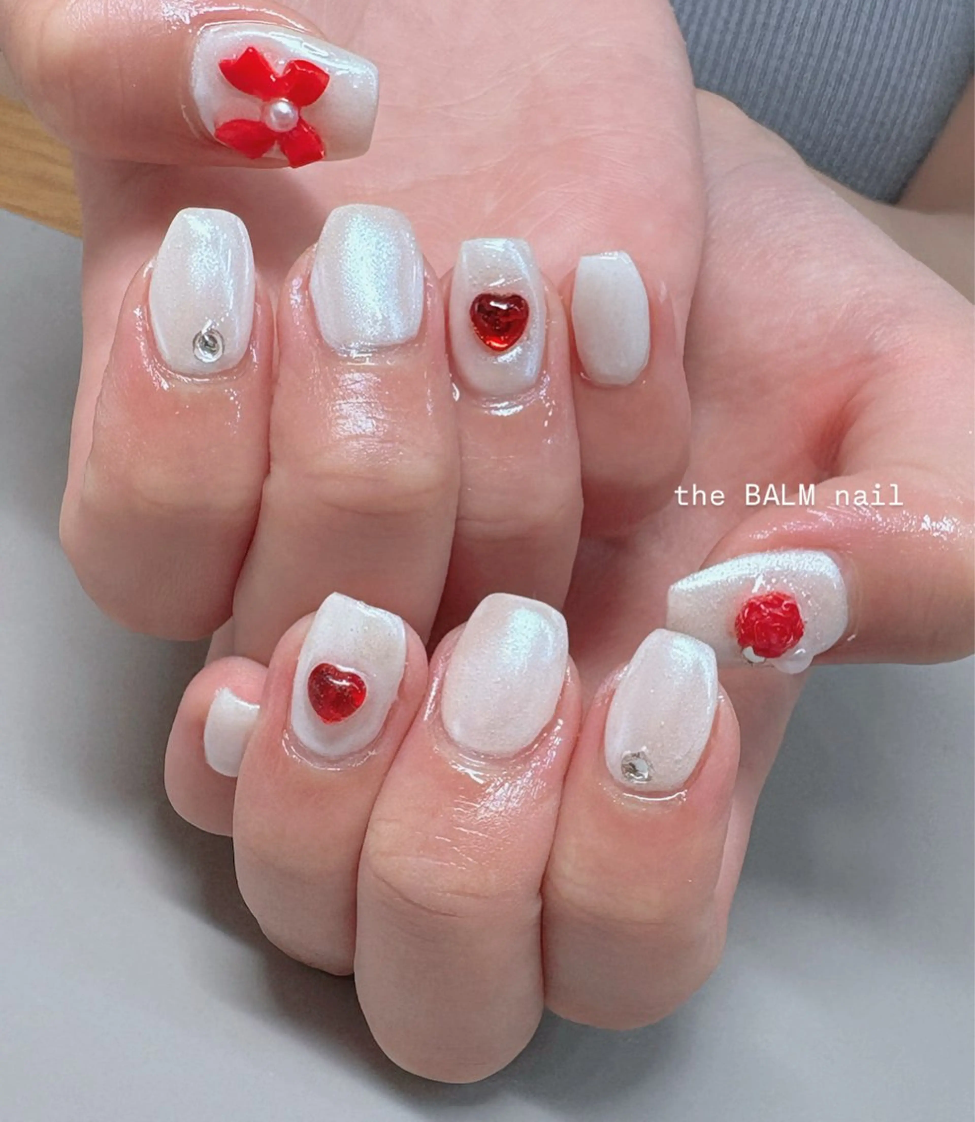 ネイル ハンドネイル THE BALM Rihoのネイルデザイン