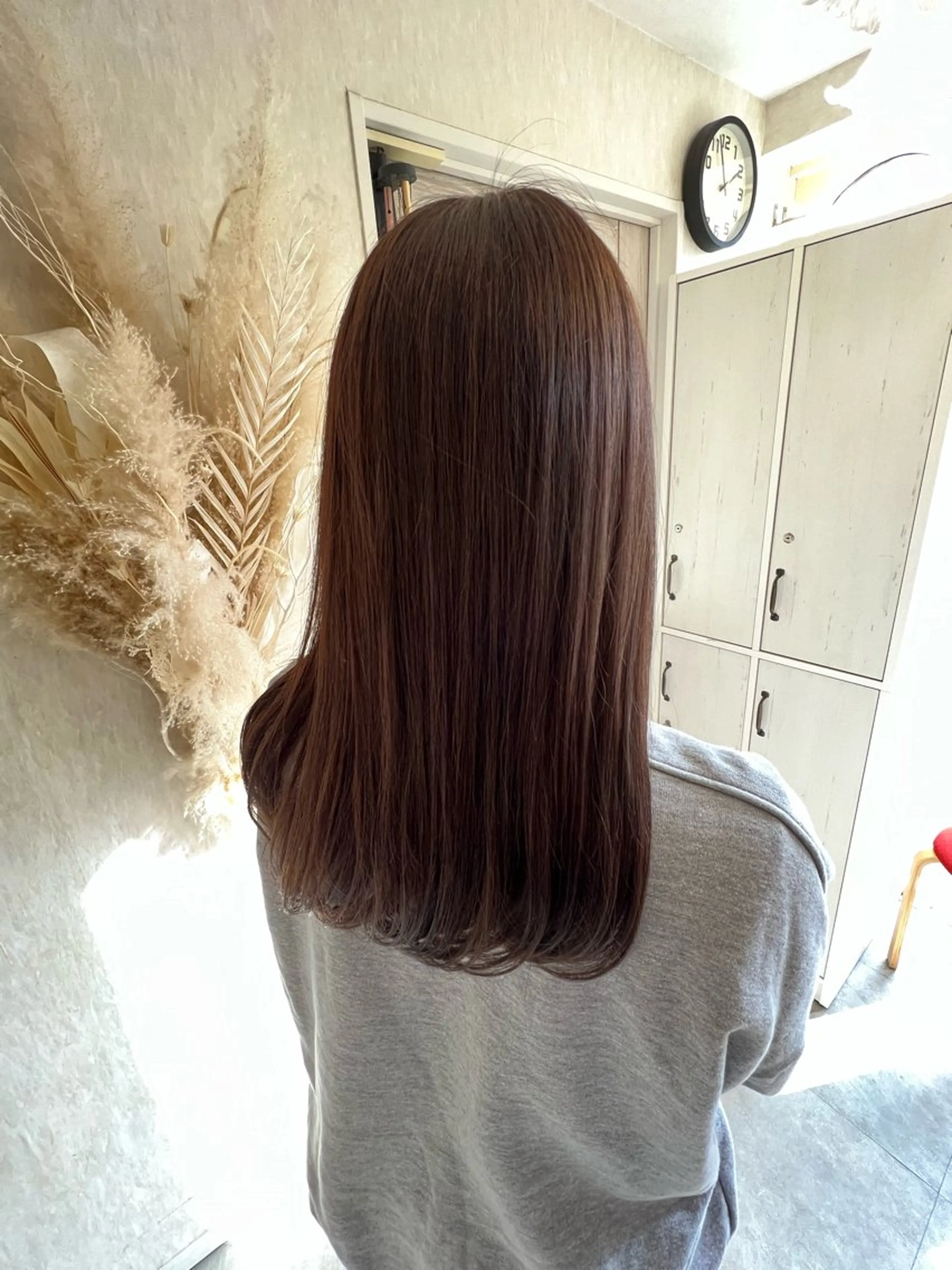 セミロング カラー Academy 家坂のヘアスタイル