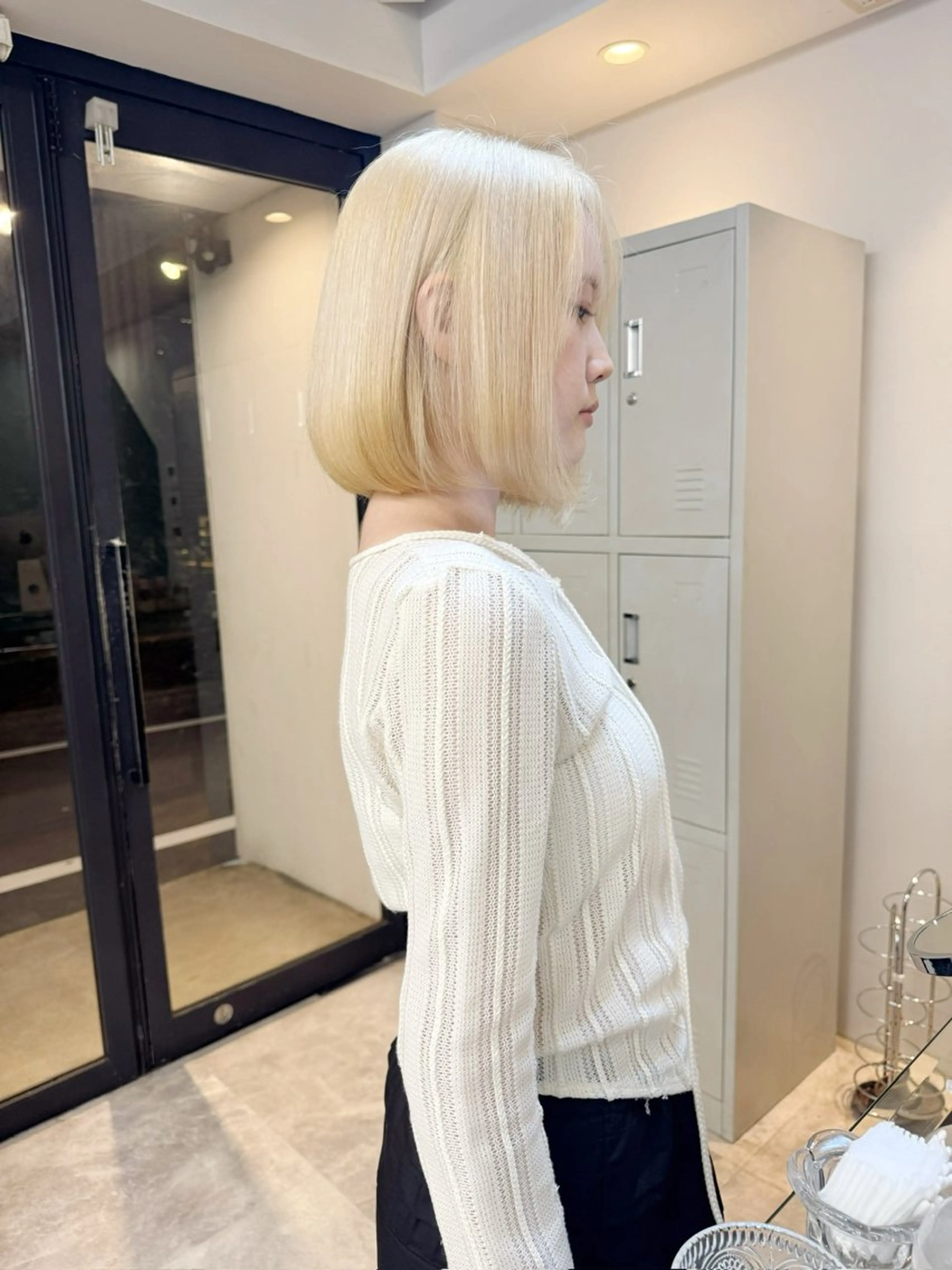 ショート ヘアカラー トリートメント flamme Annaのヘアスタイル